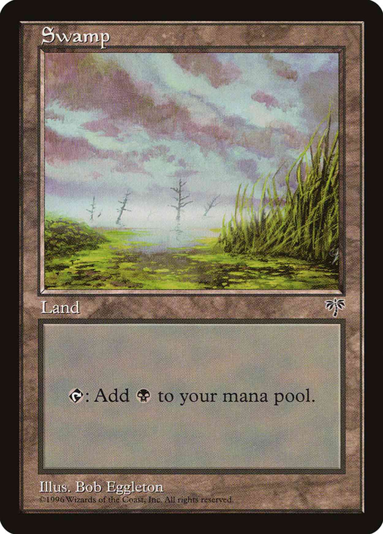 Swamp (Tall Grass) magic card front