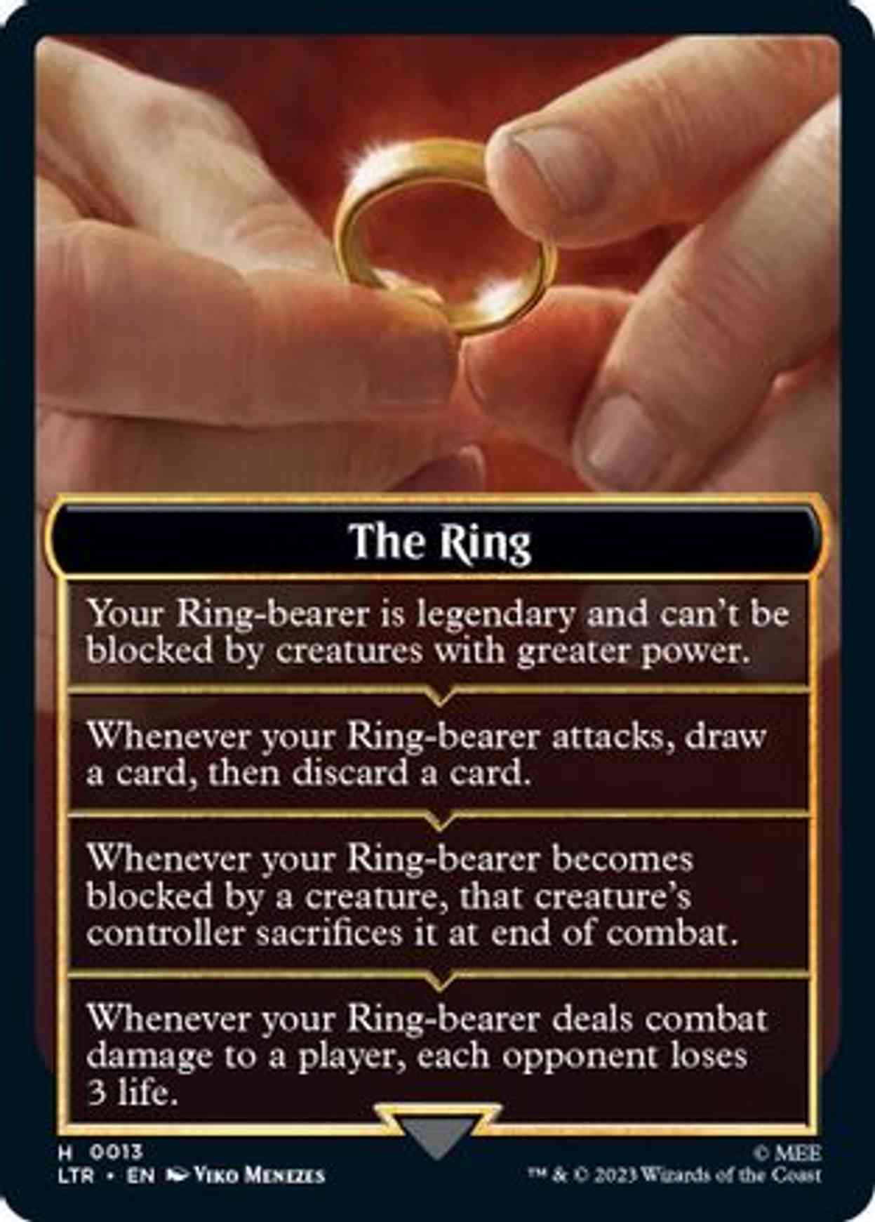 The Ring Helper Card magic card front