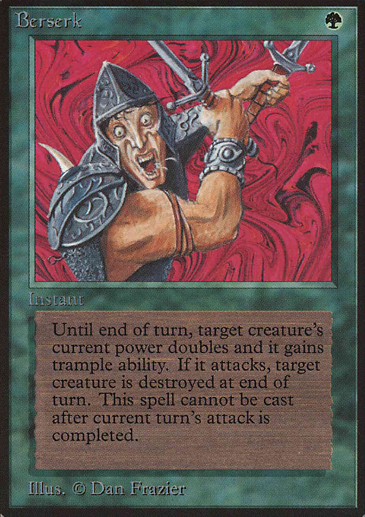 Berserk magic card front