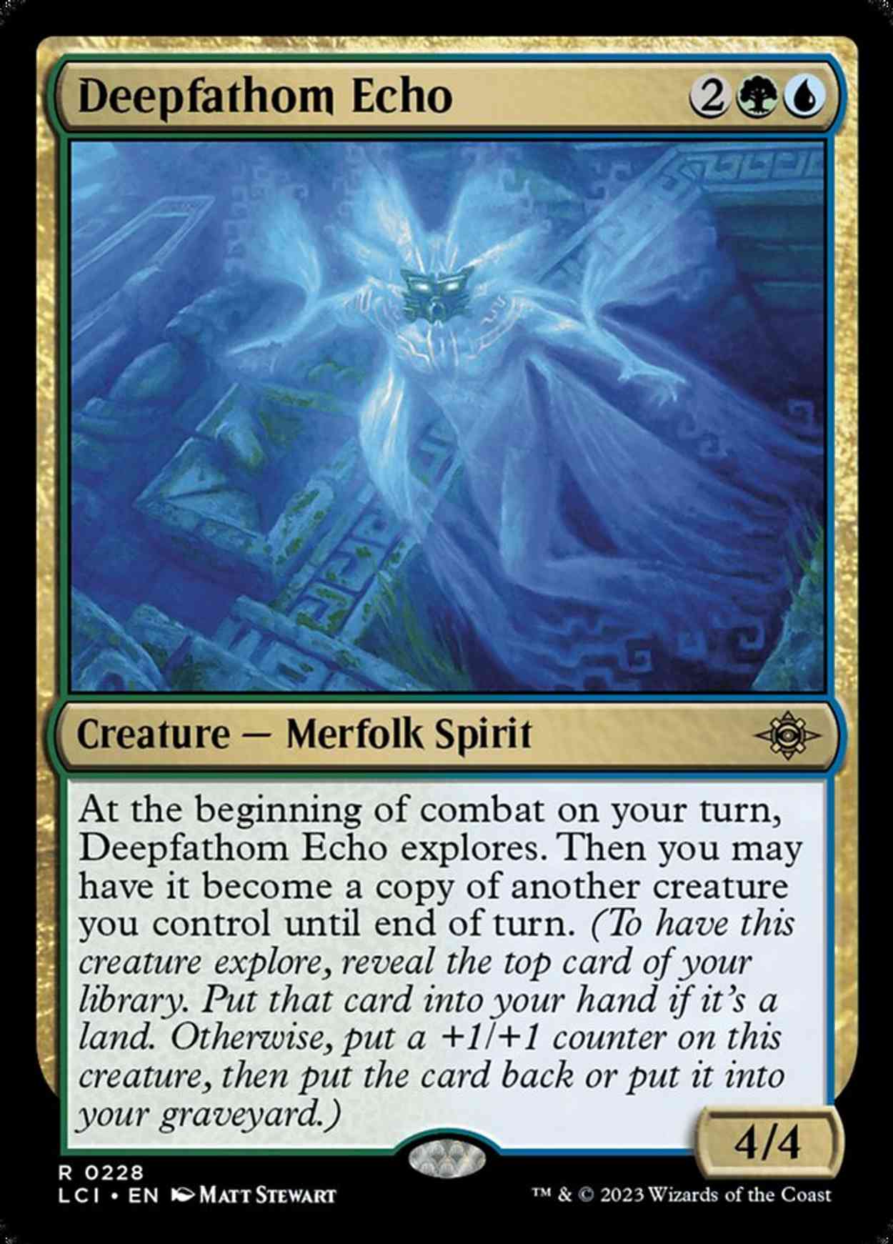 Deepfathom Echo magic card front