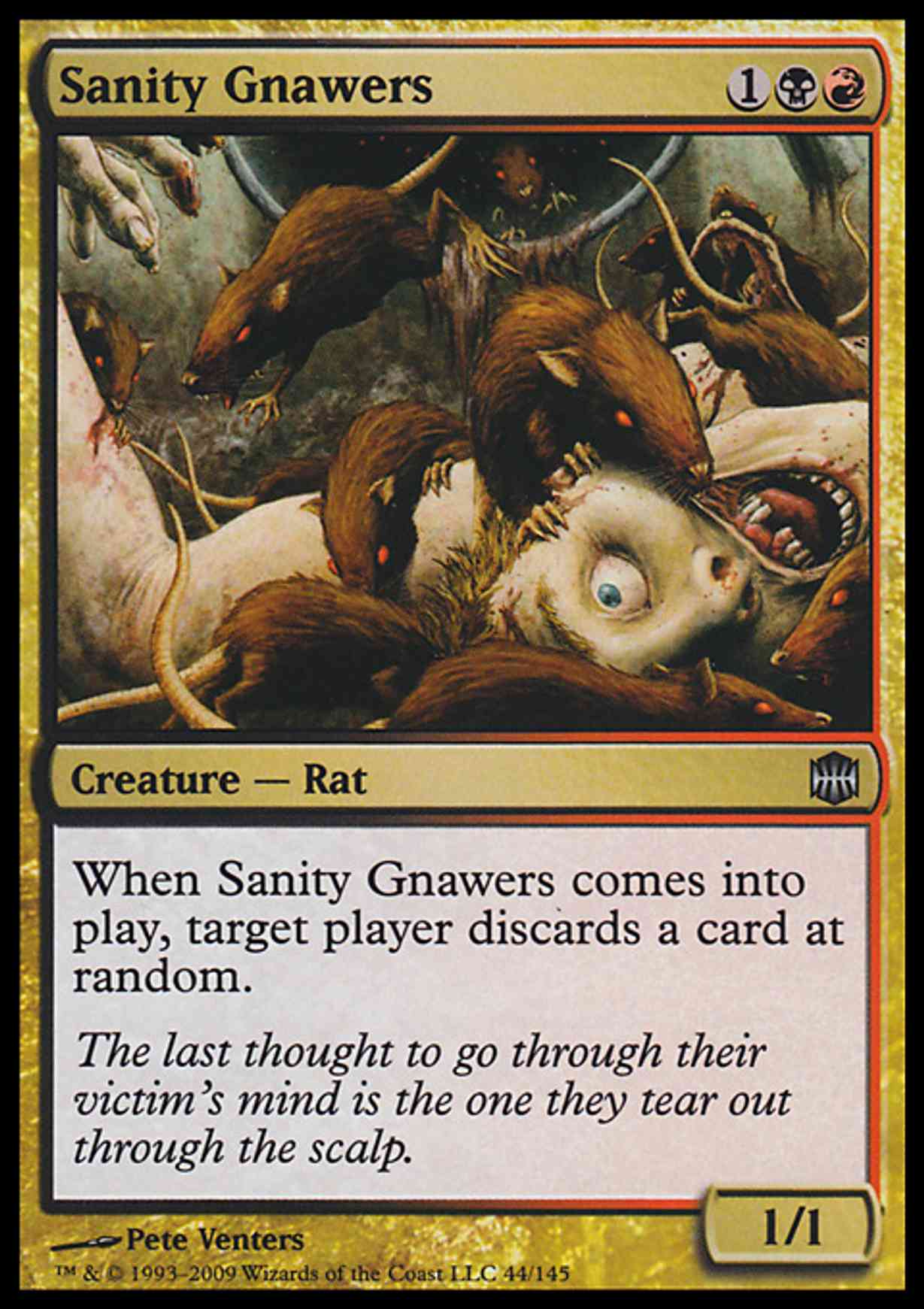 Sanity Gnawers magic card front