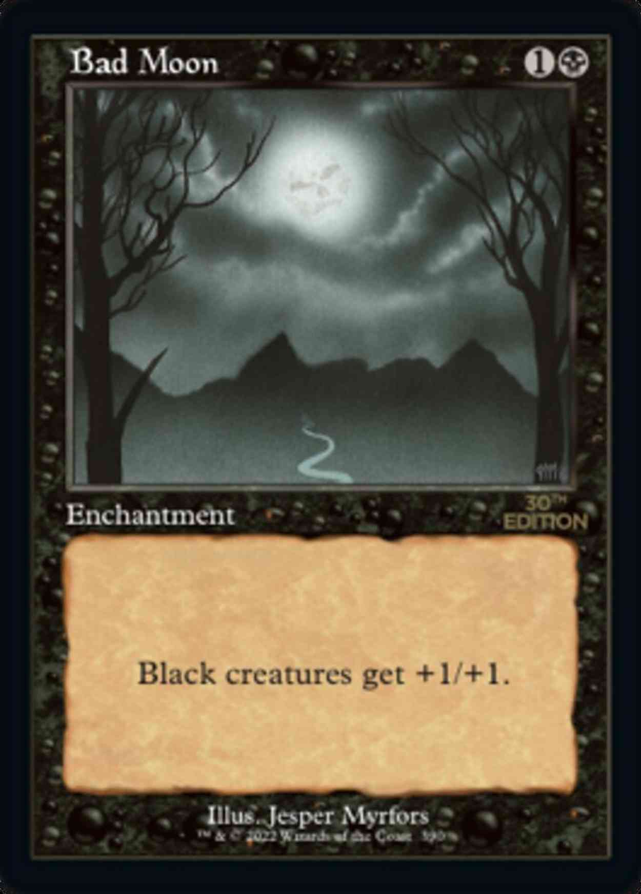 Bad Moon (Retro Frame) magic card front