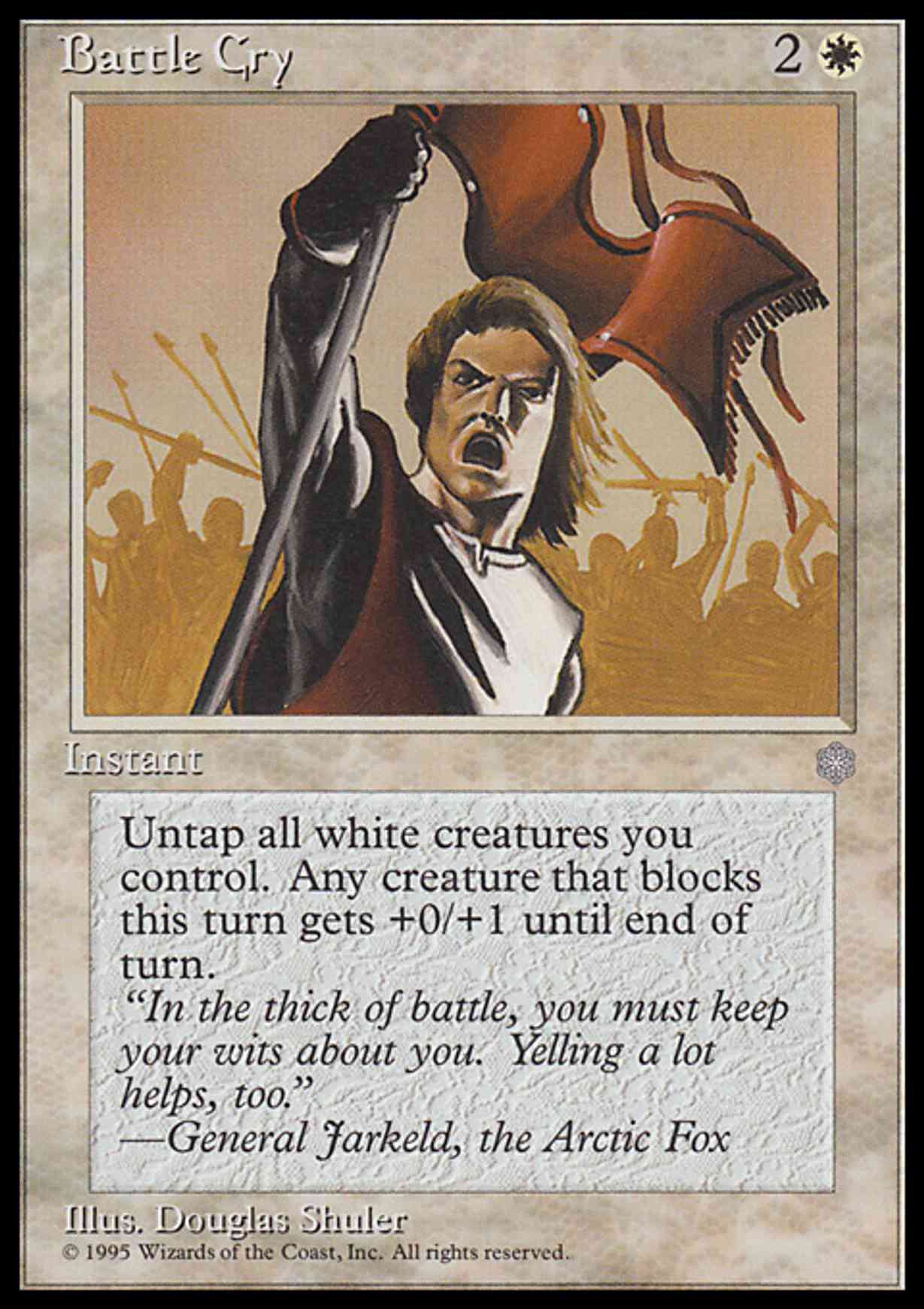 Battle Cry magic card front