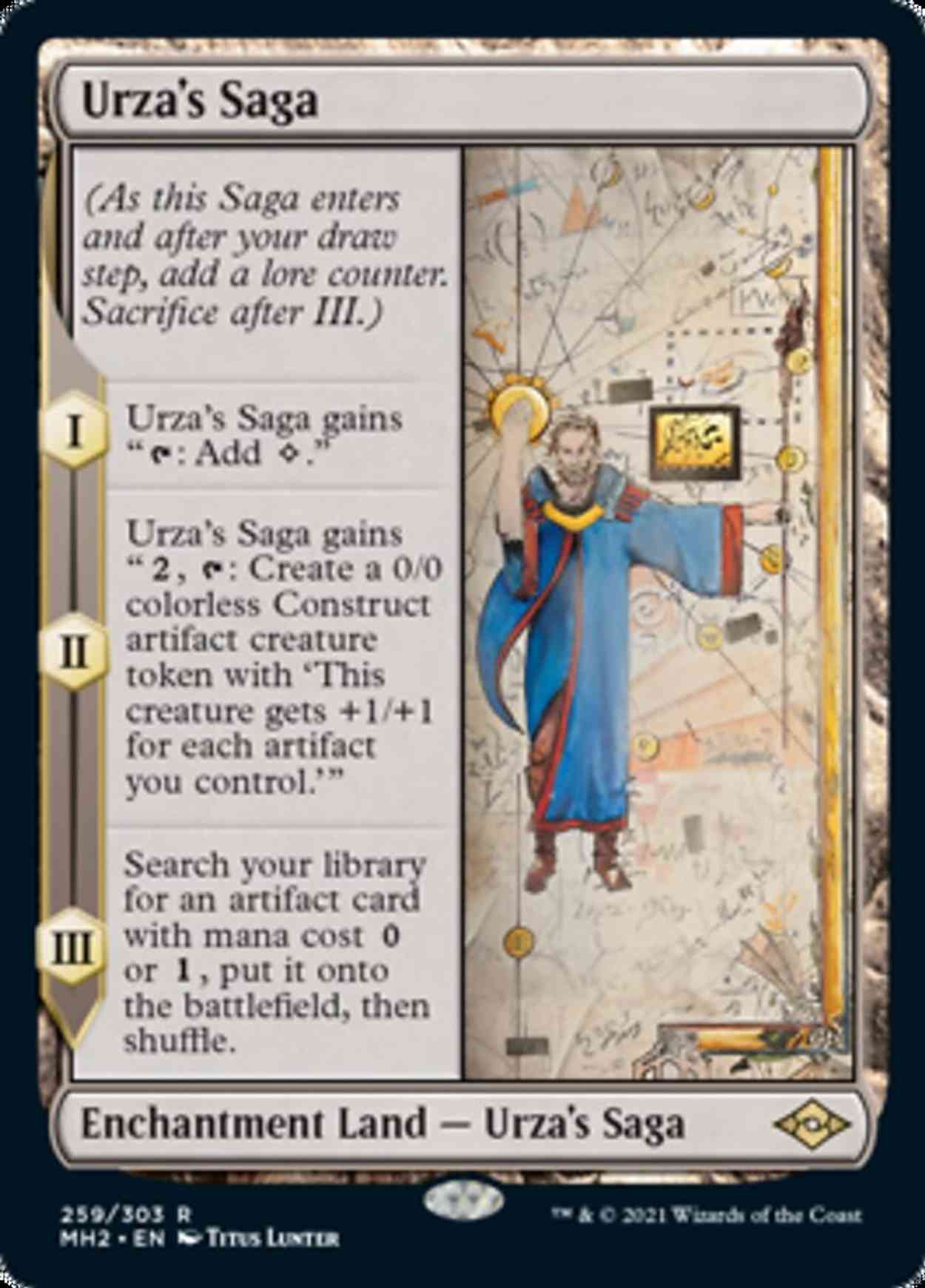 Urza's Saga magic card front