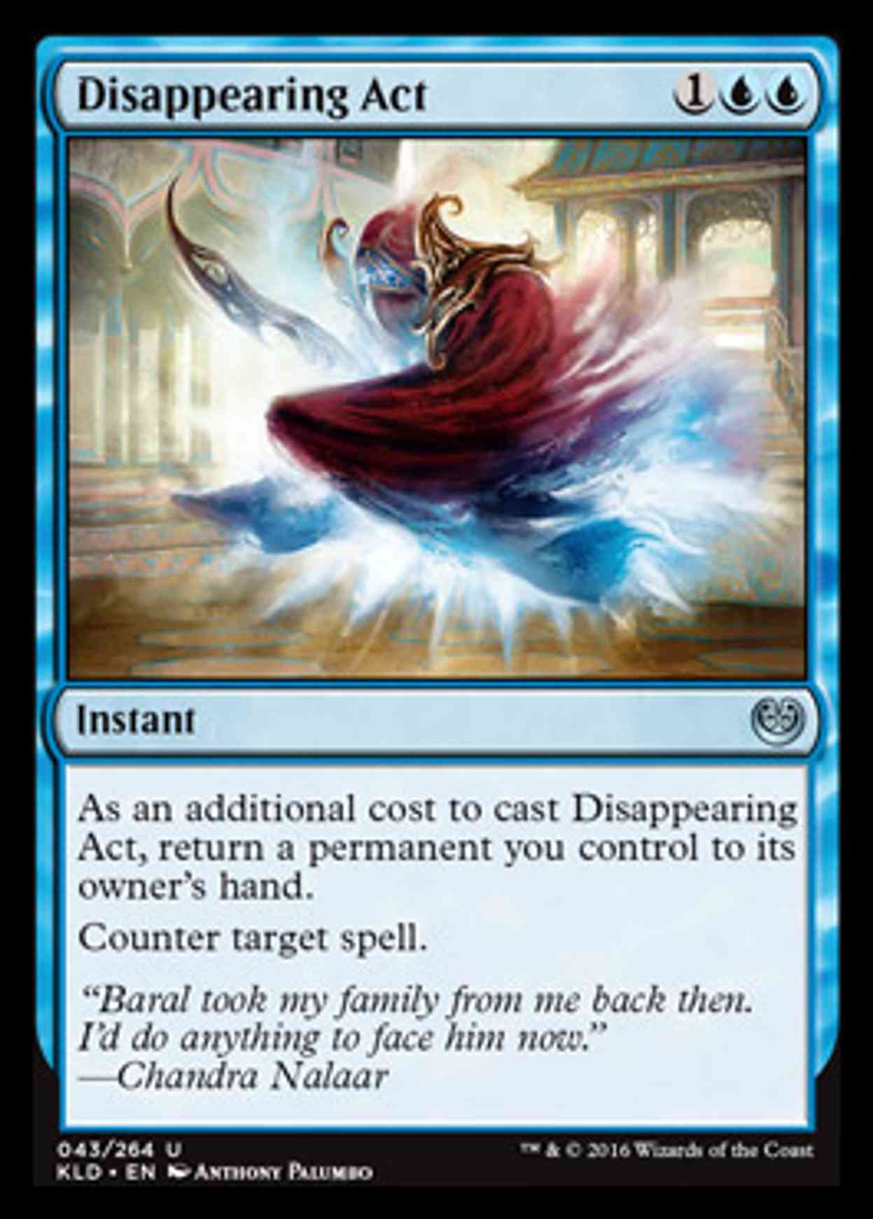 Disappearing Act magic card front