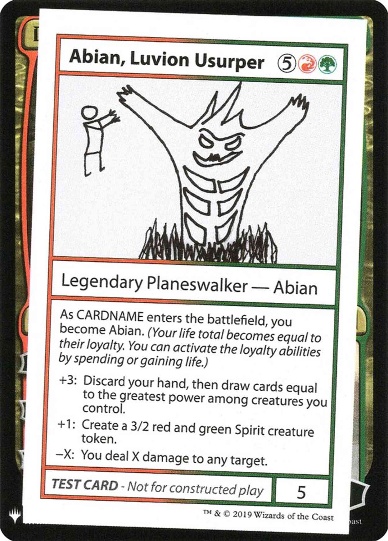 Abian, Luvion Usurper magic card front