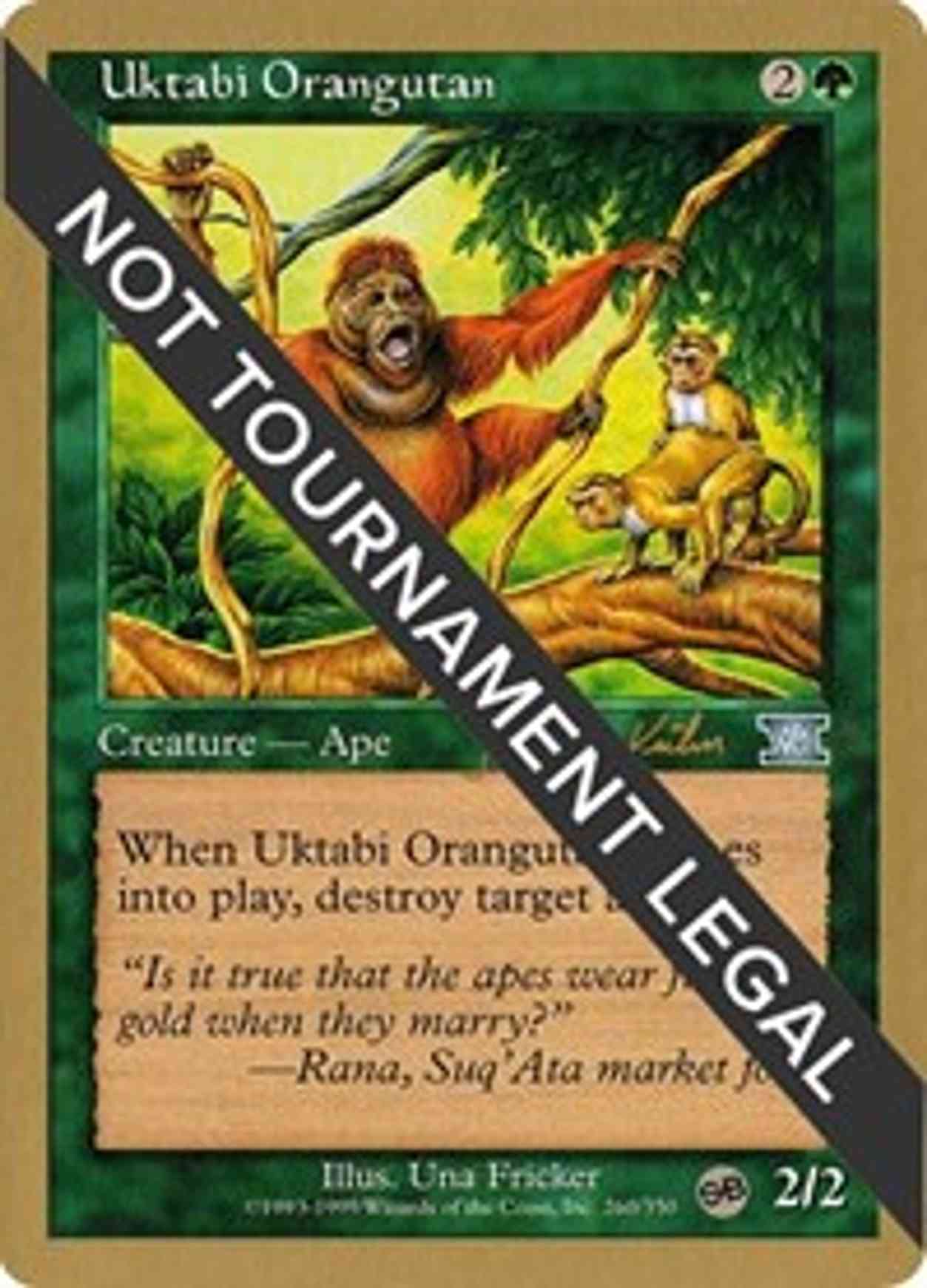 Uktabi Orangutan - 2000 Janosch Kuhn (6ED) (SB) magic card front