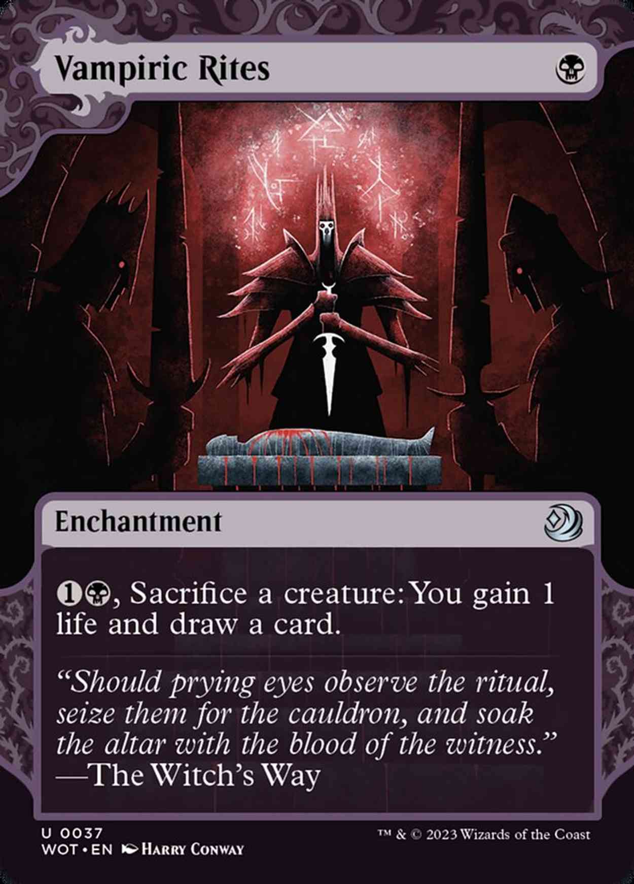 Vampiric Rites magic card front