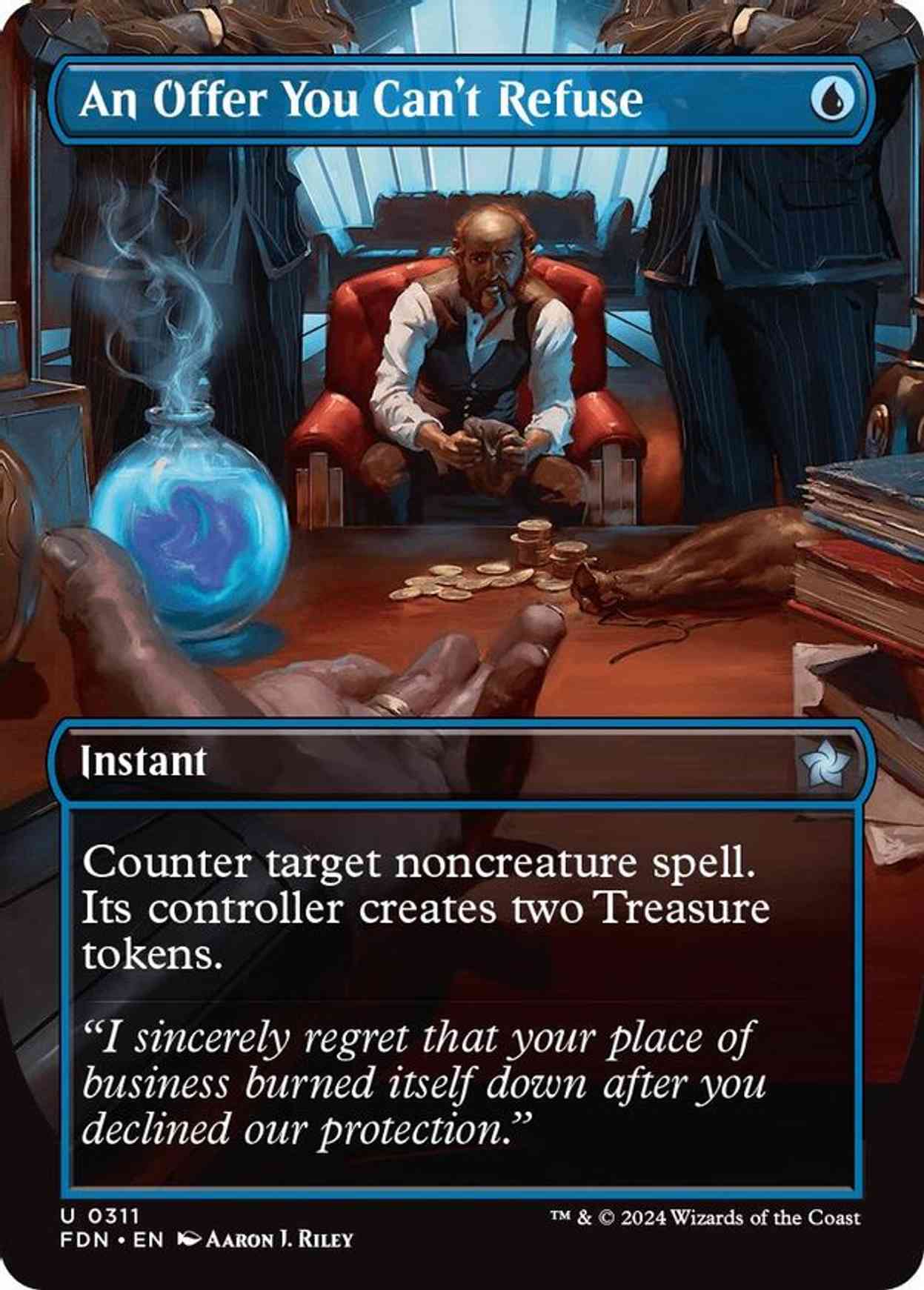 An Offer You Can't Refuse (Borderless) magic card front