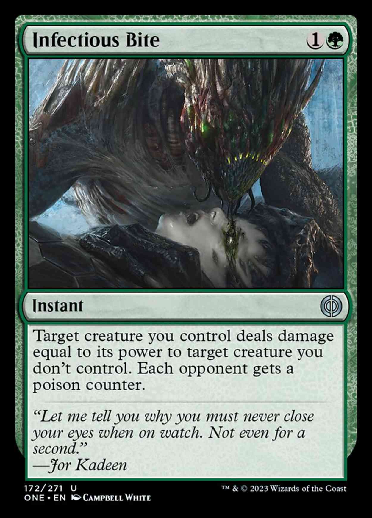 Infectious Bite magic card front