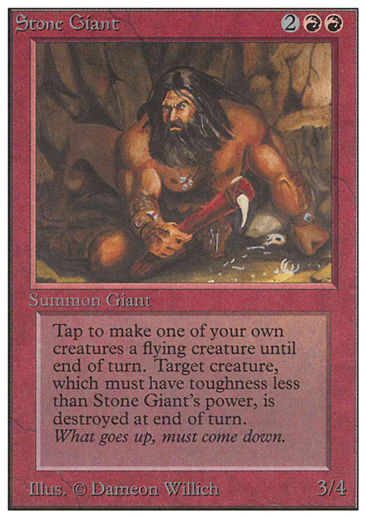 Stone Giant magic card front