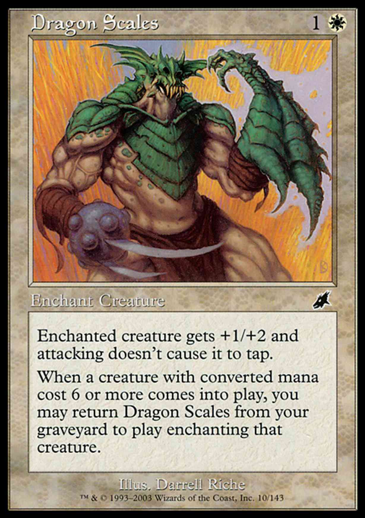 Dragon Scales magic card front
