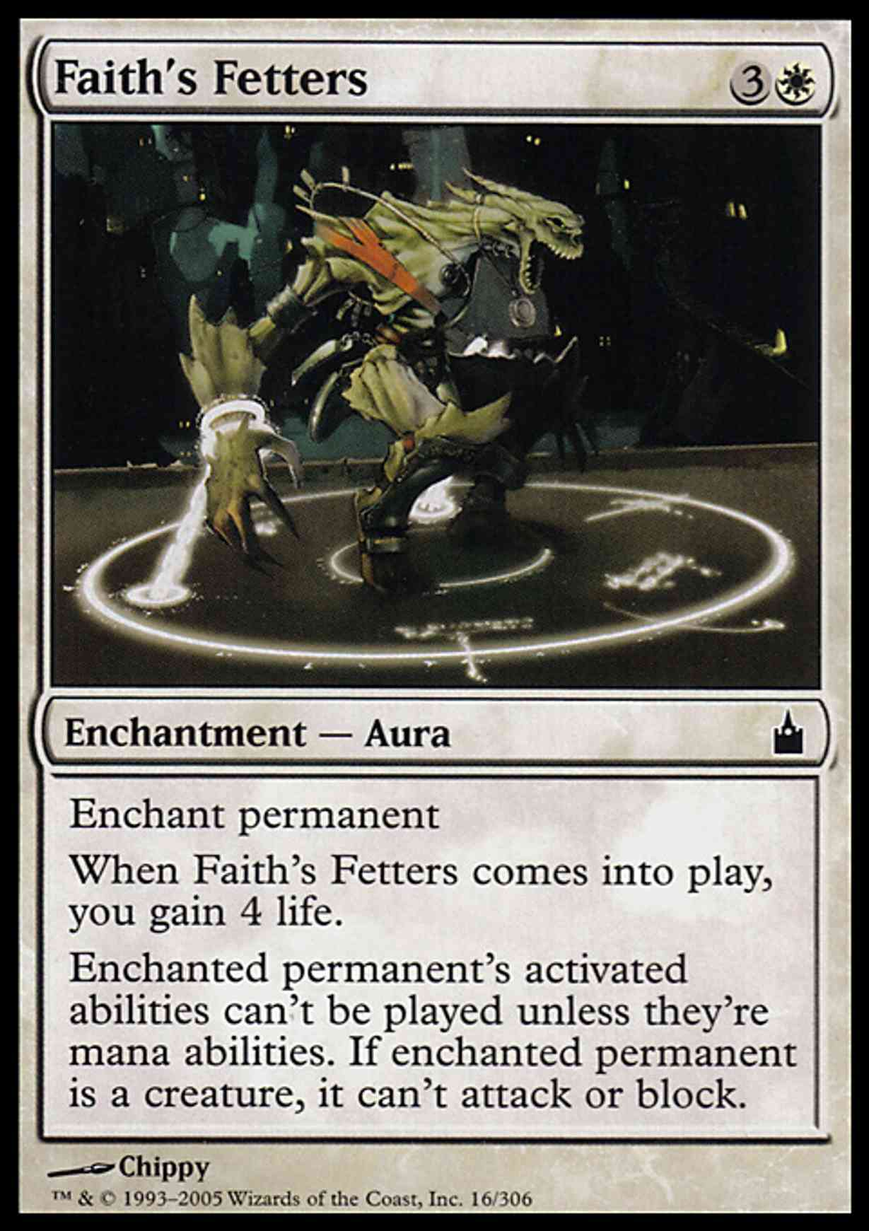 Faith's Fetters magic card front