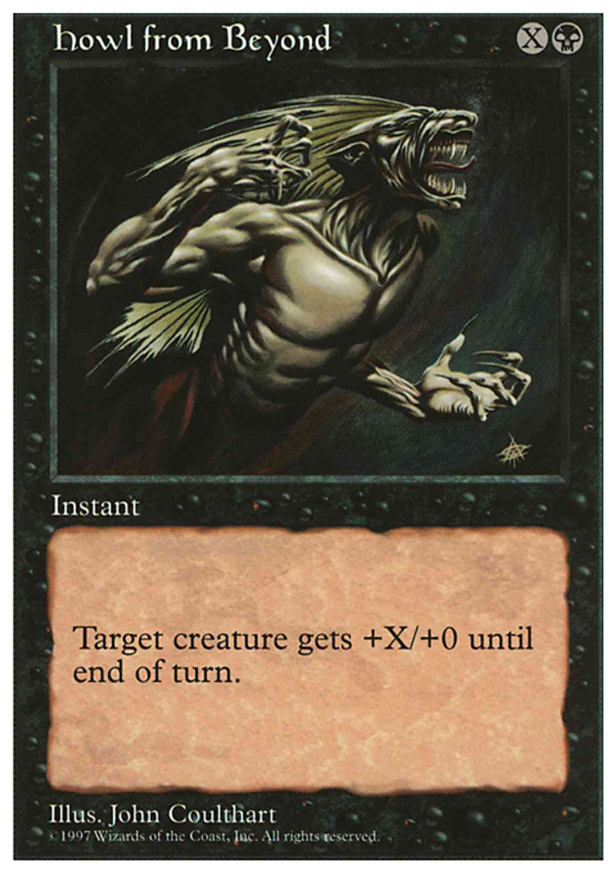 Howl from Beyond magic card front