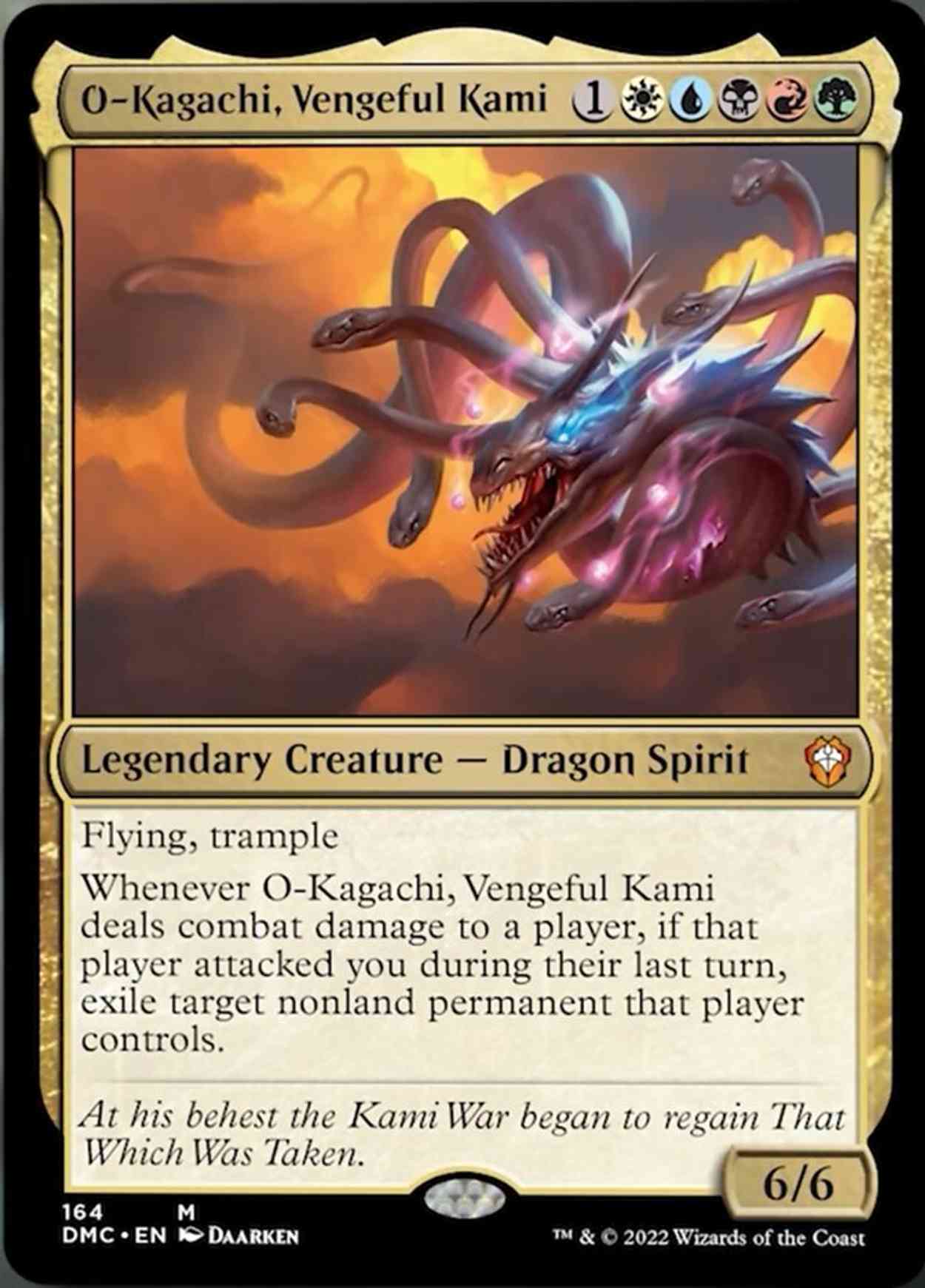 O-Kagachi, Vengeful Kami magic card front