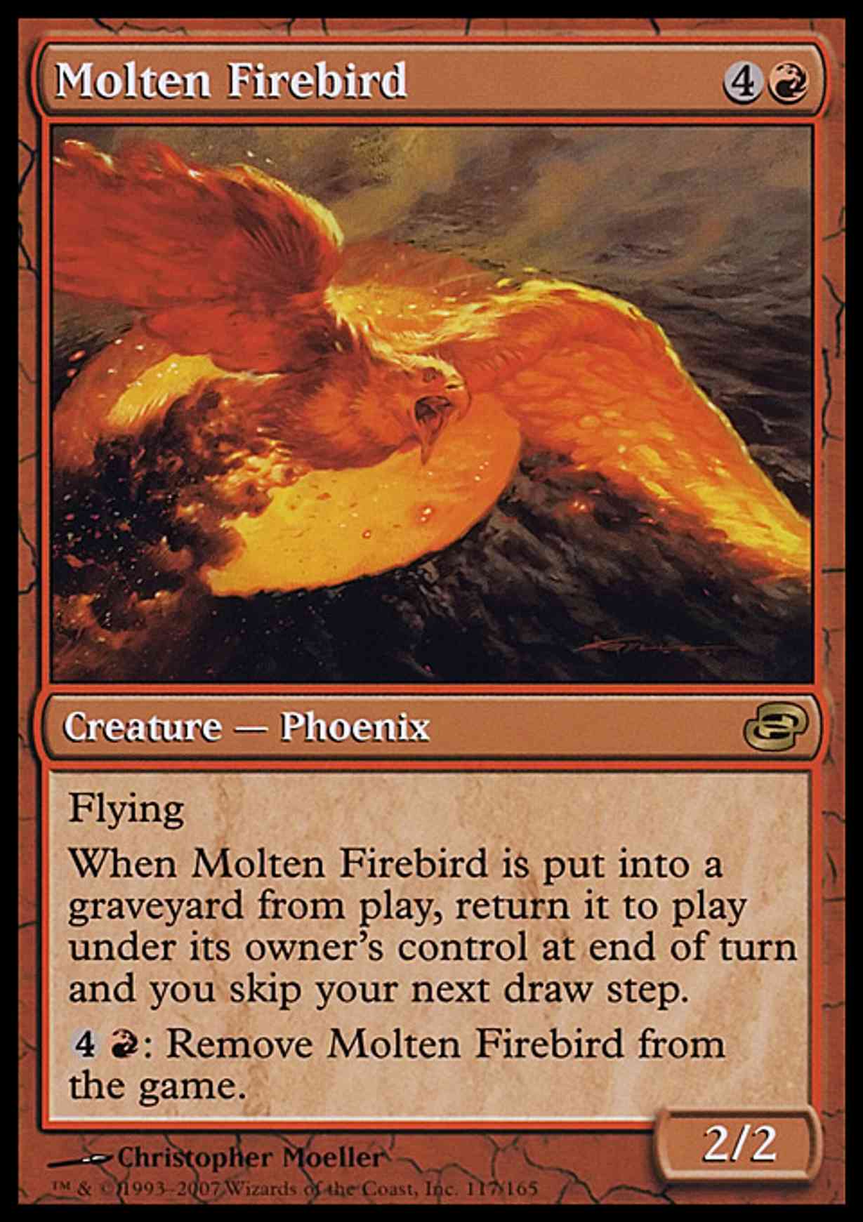 Molten Firebird magic card front