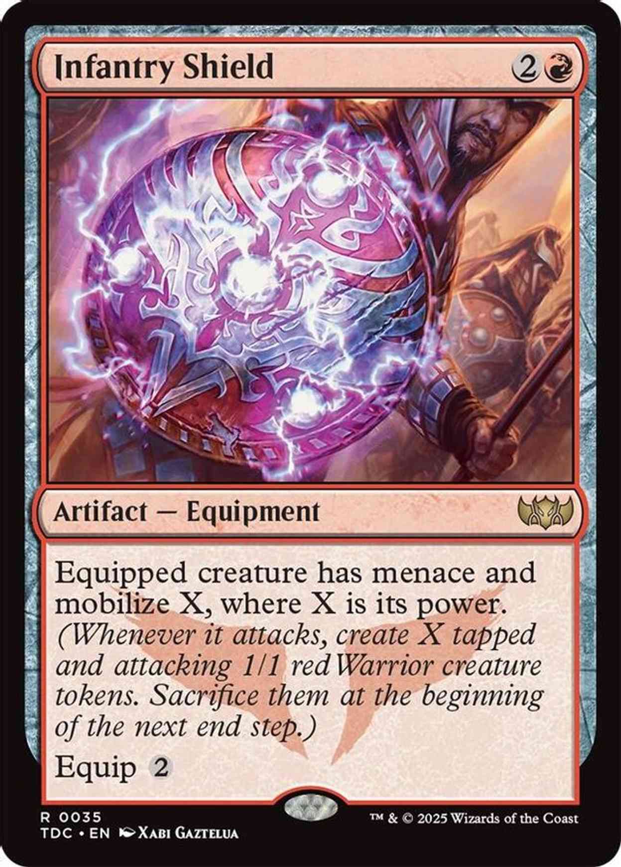 Infantry Shield magic card front