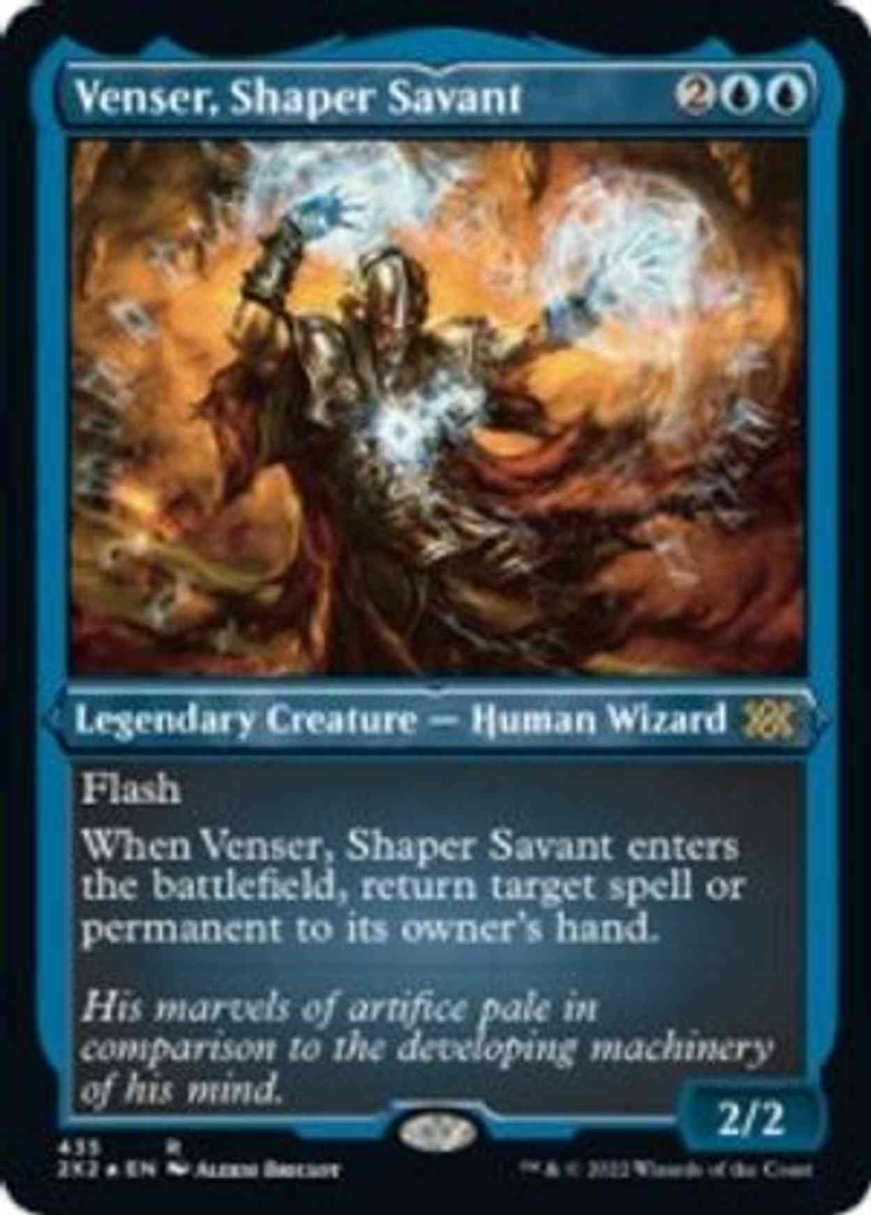 Venser, Shaper Savant (Foil Etched) magic card front