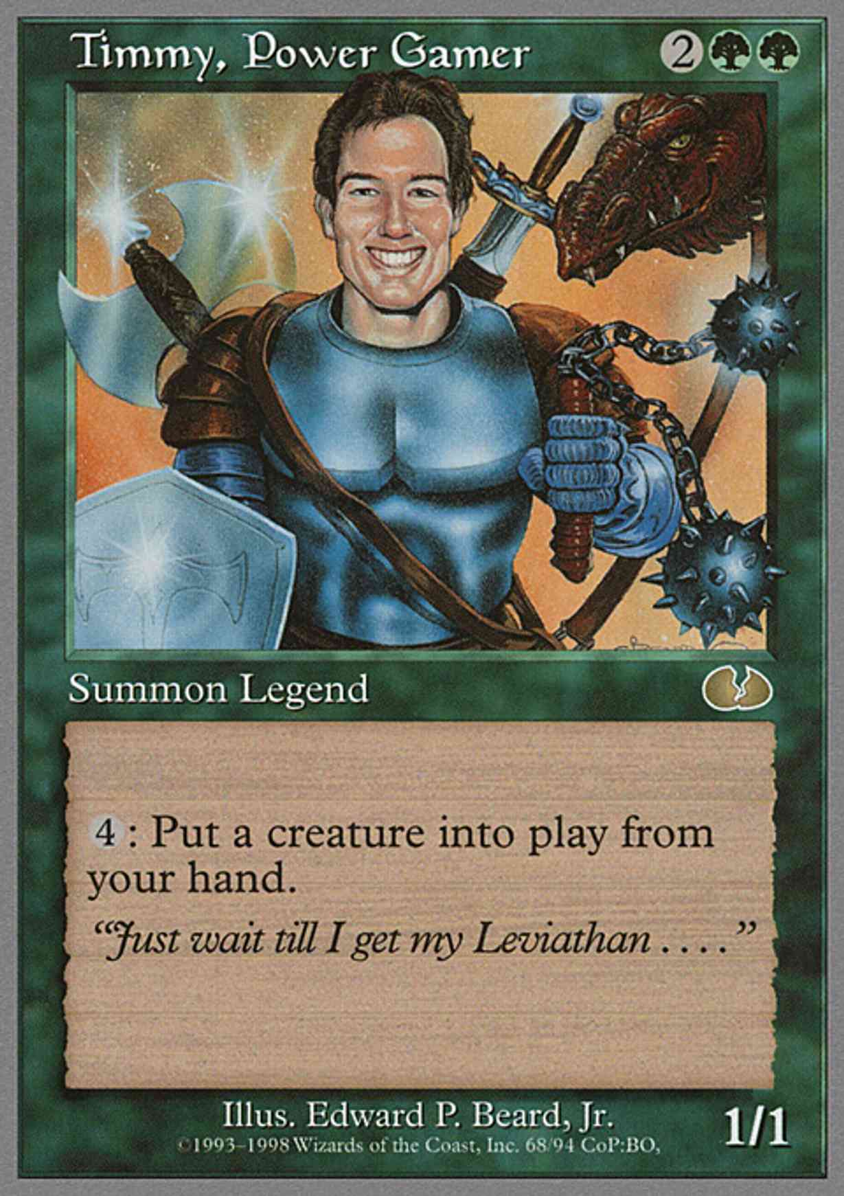 Timmy, Power Gamer magic card front