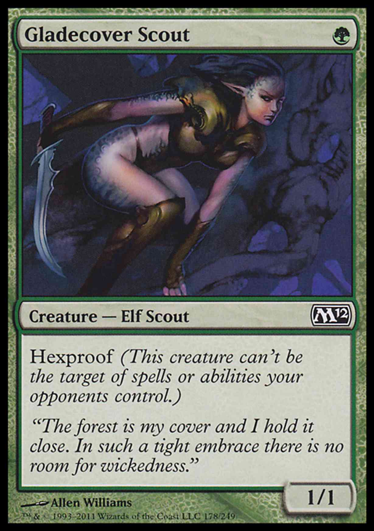 Gladecover Scout magic card front