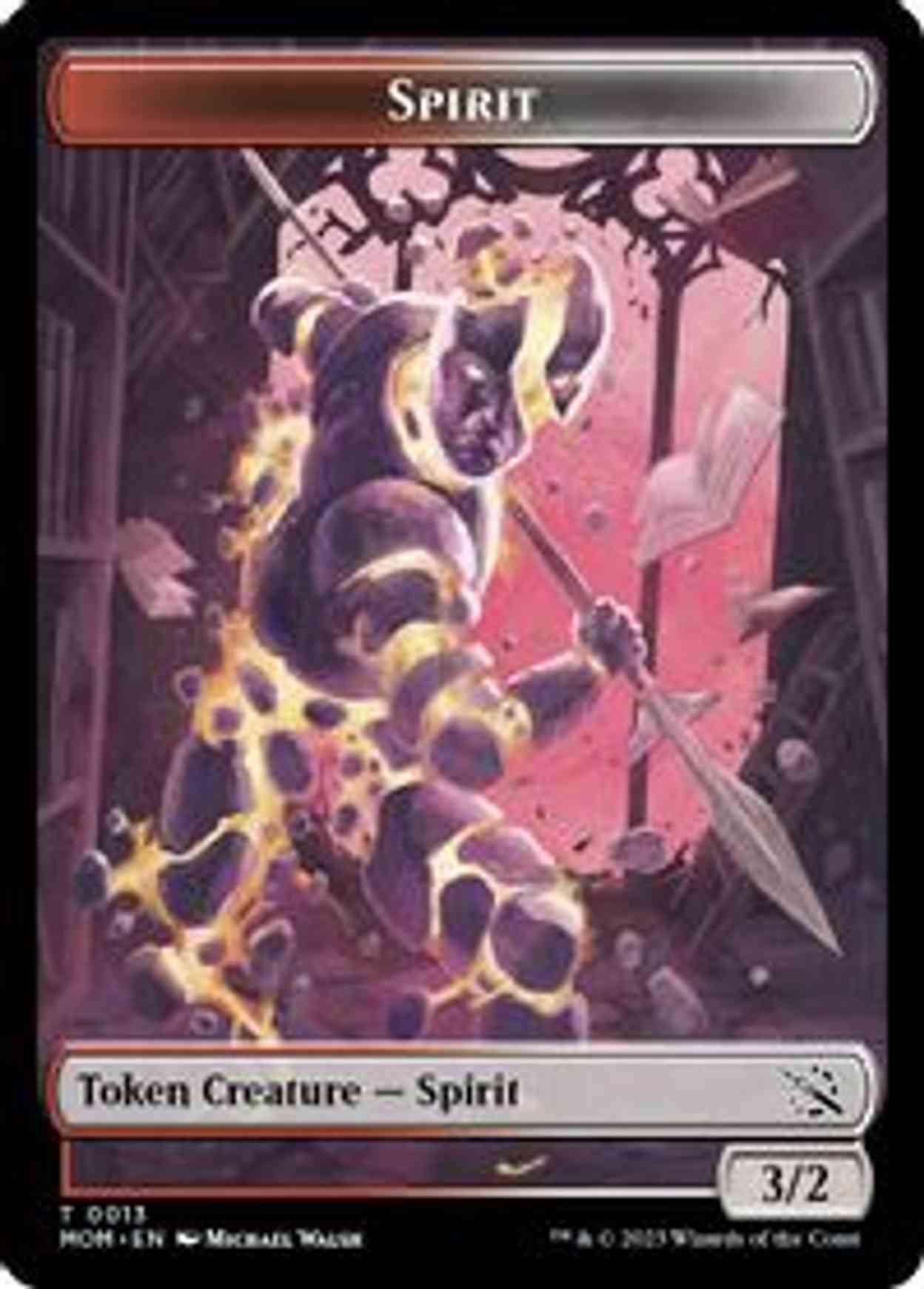 Spirit (0013) Token magic card front