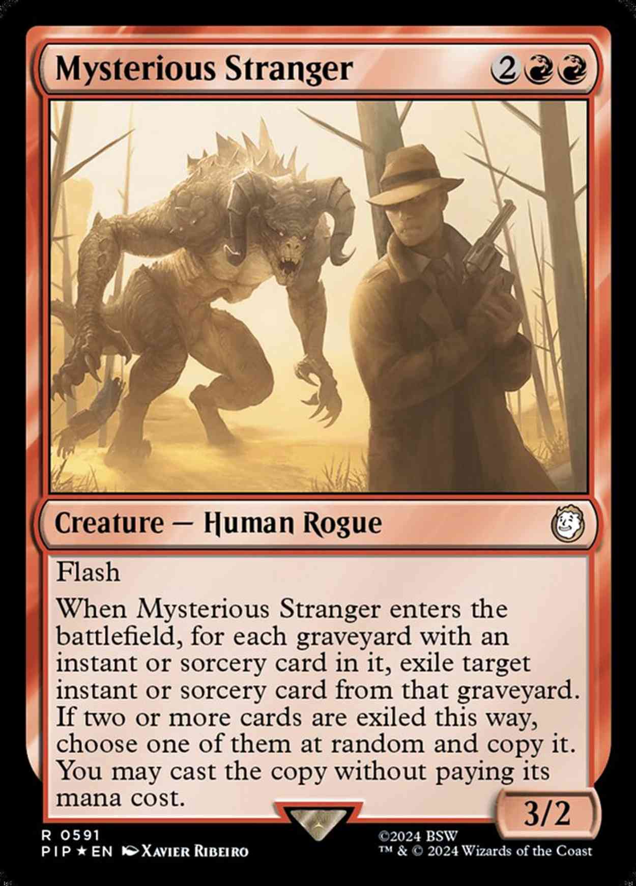 Mysterious Stranger (Surge Foil) magic card front