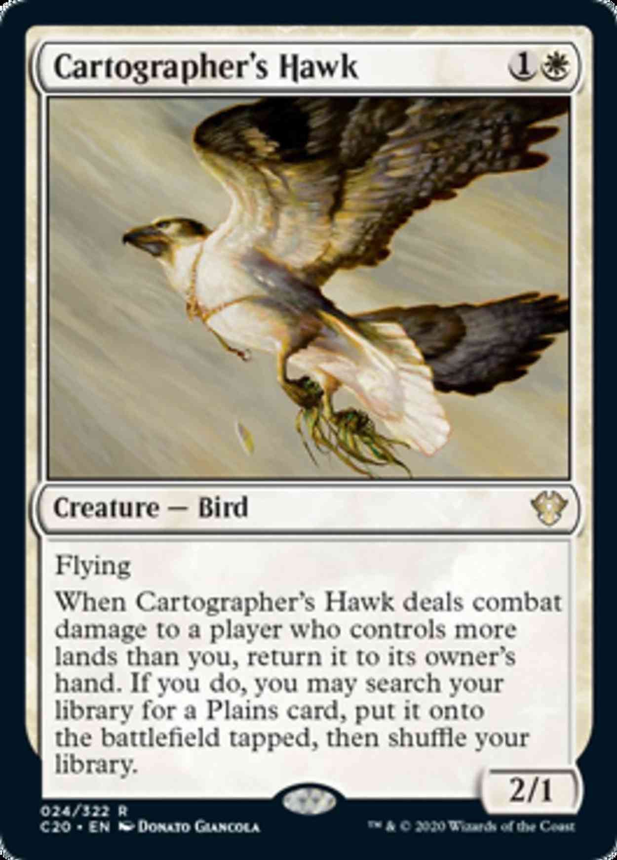 Cartographer's Hawk magic card front