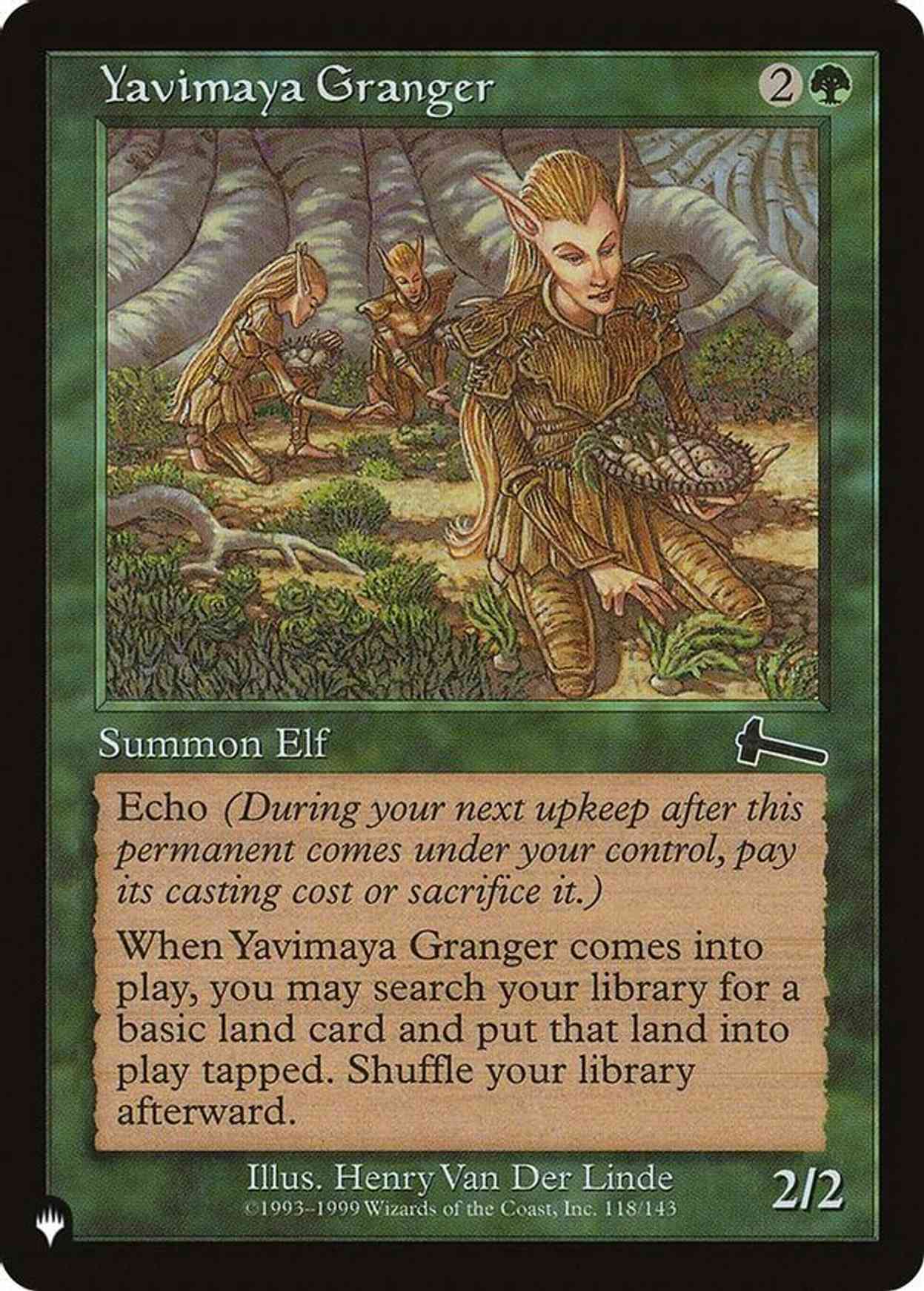 Yavimaya Granger magic card front