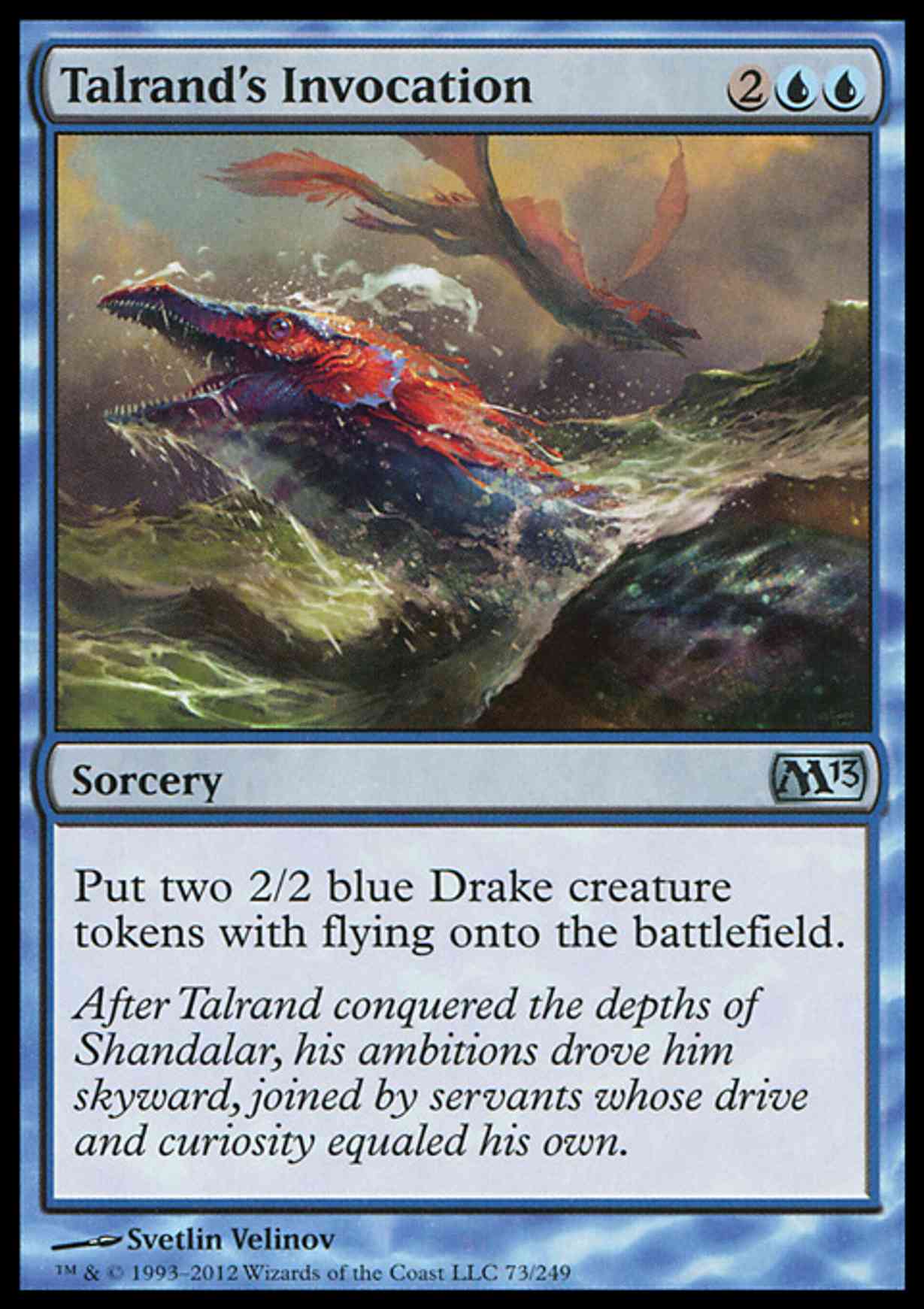 Talrand's Invocation magic card front