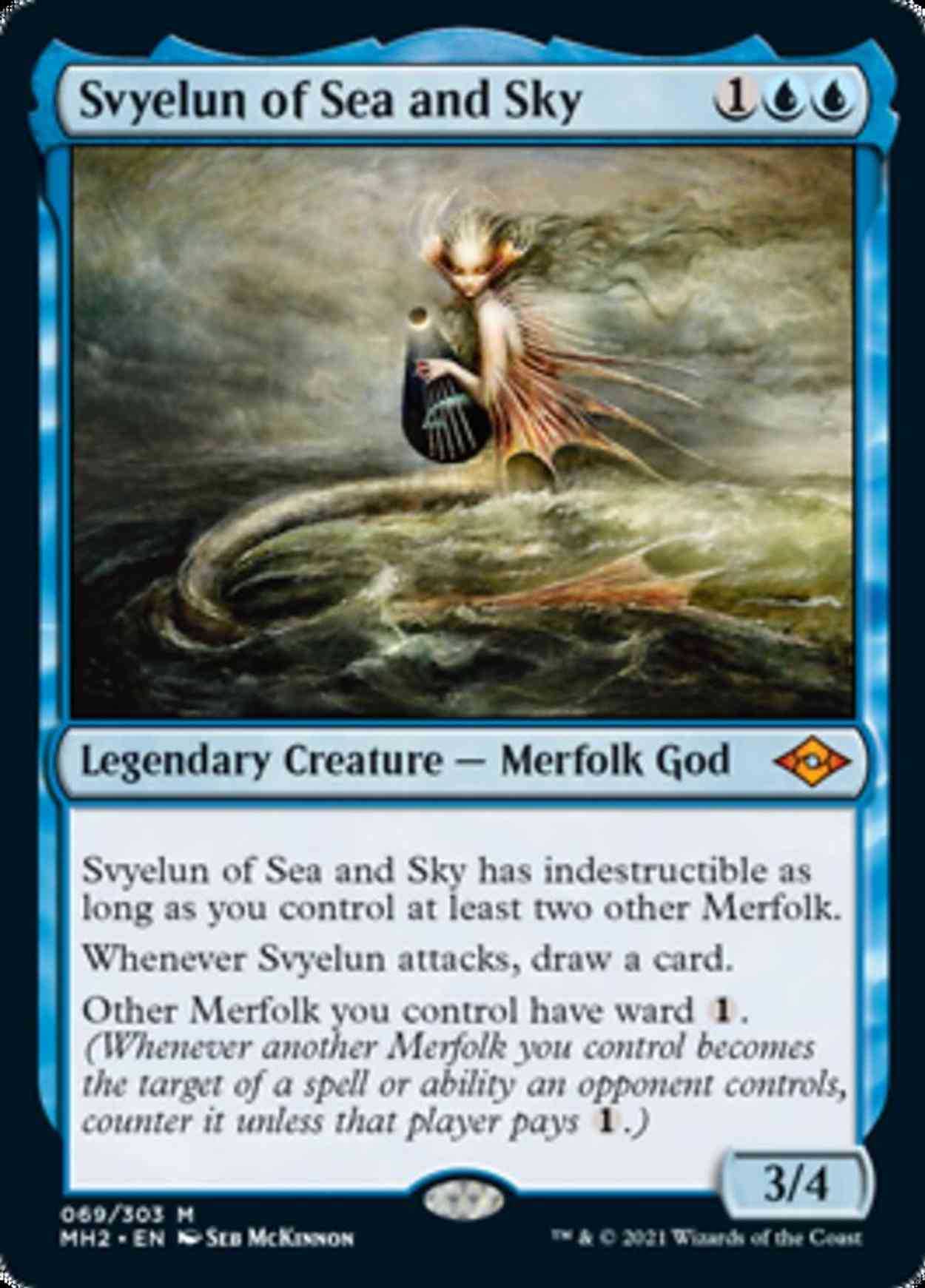 Svyelun of Sea and Sky magic card front