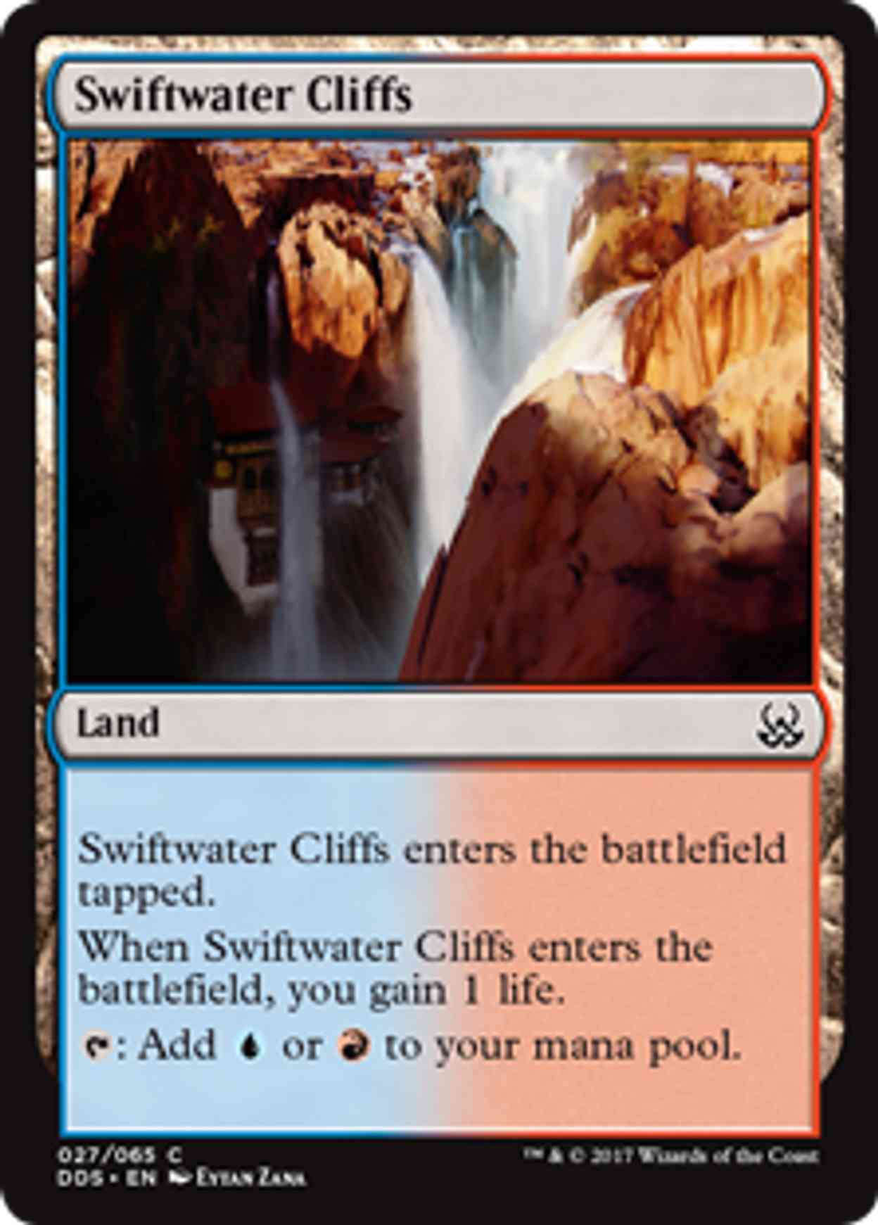 Swiftwater Cliffs magic card front