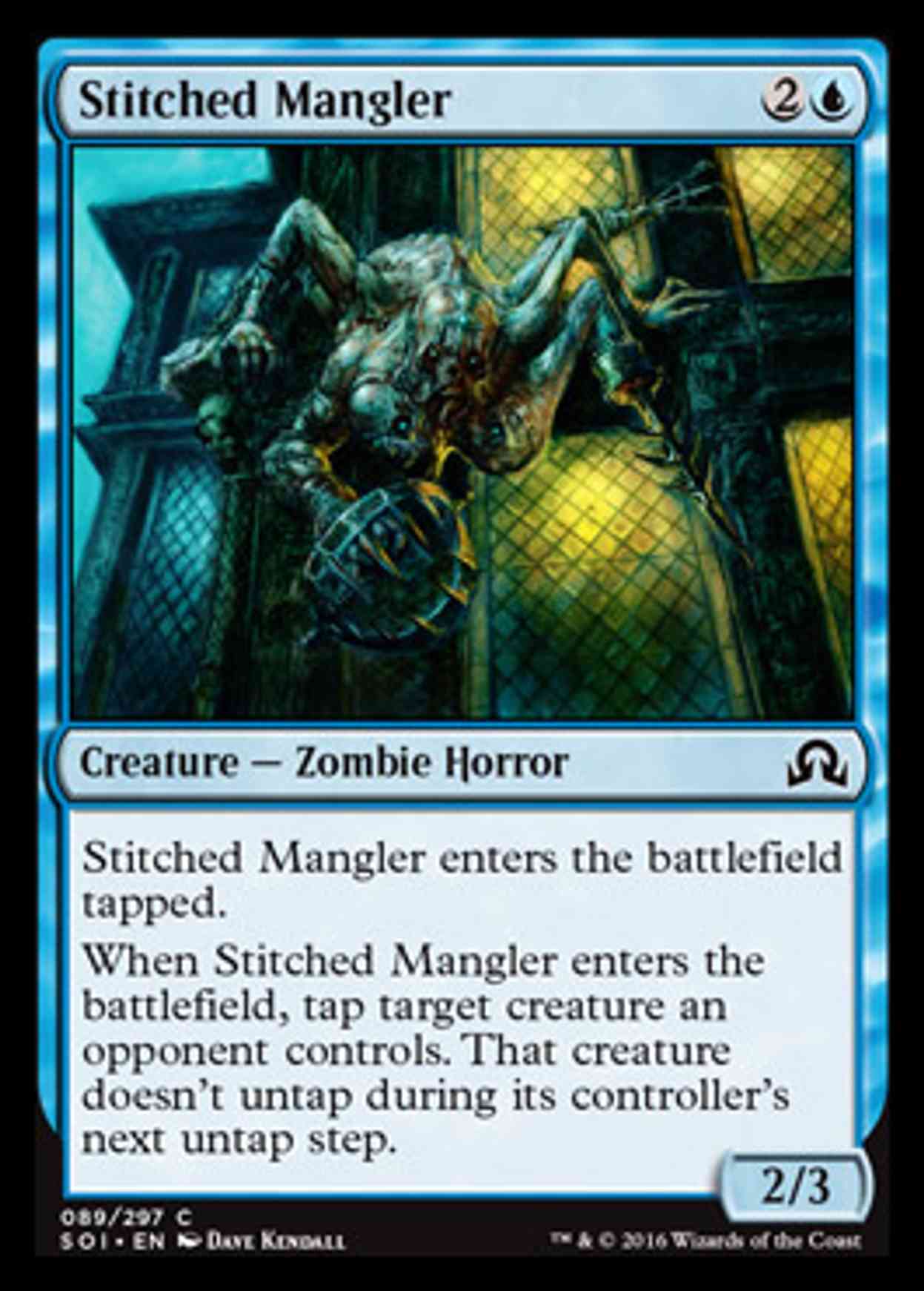 Stitched Mangler magic card front