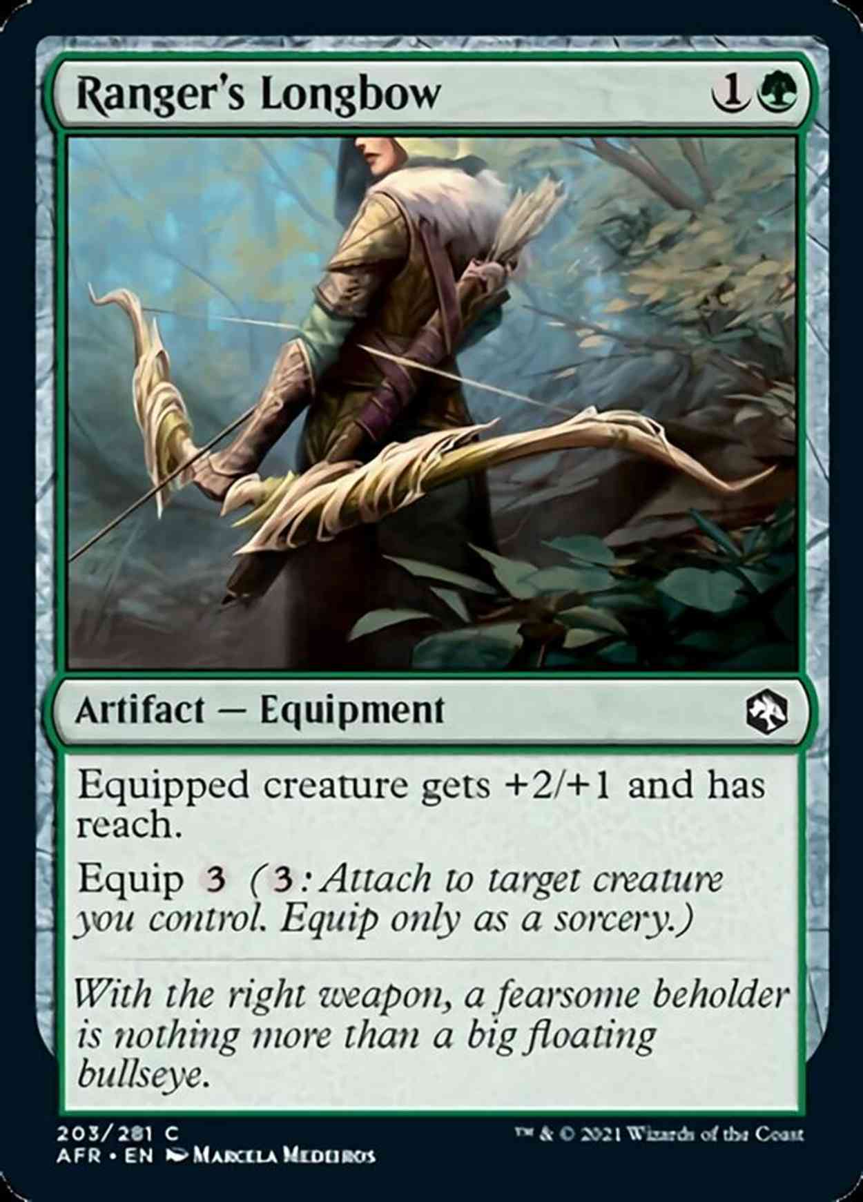 Ranger's Longbow magic card front