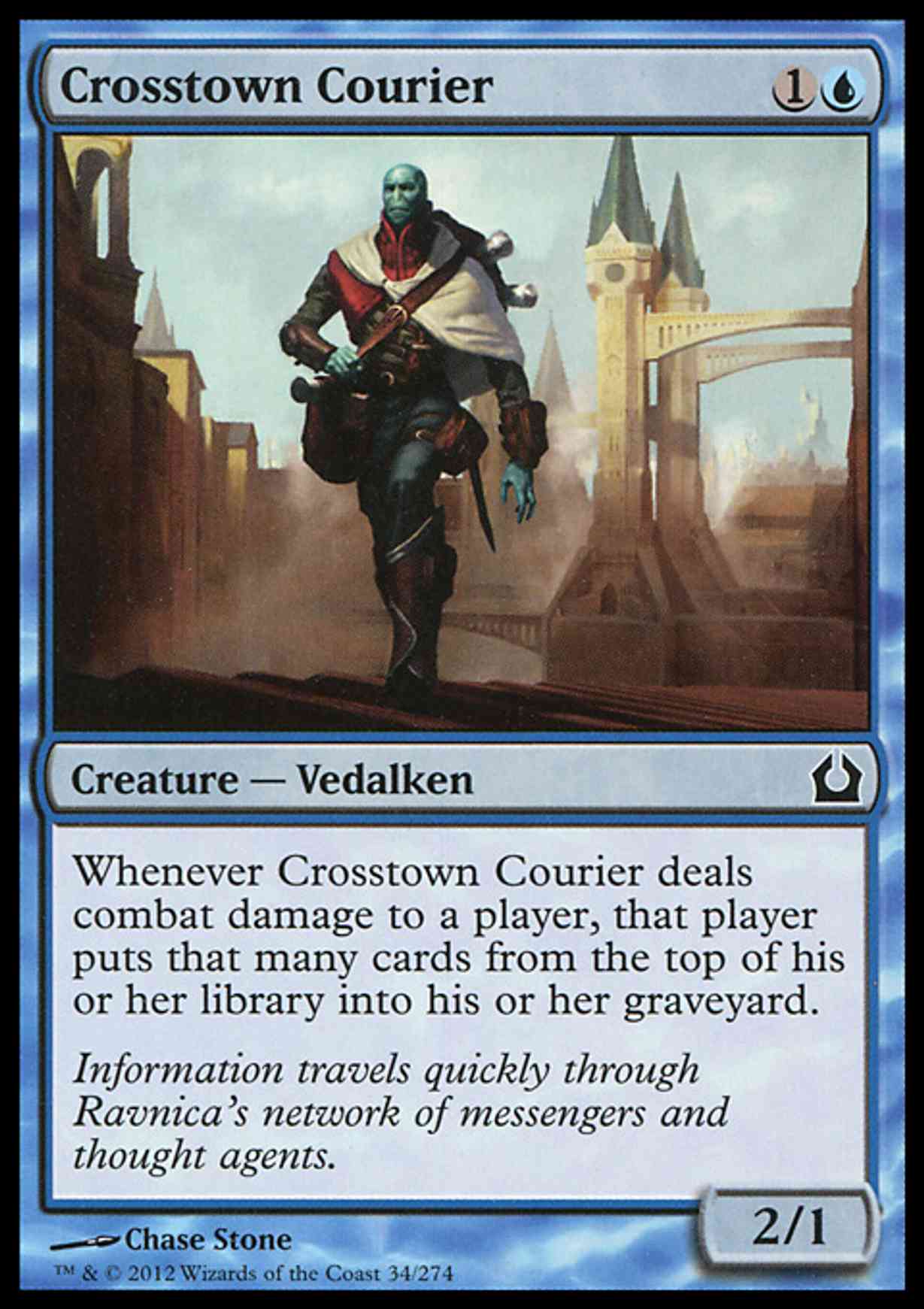 Crosstown Courier magic card front