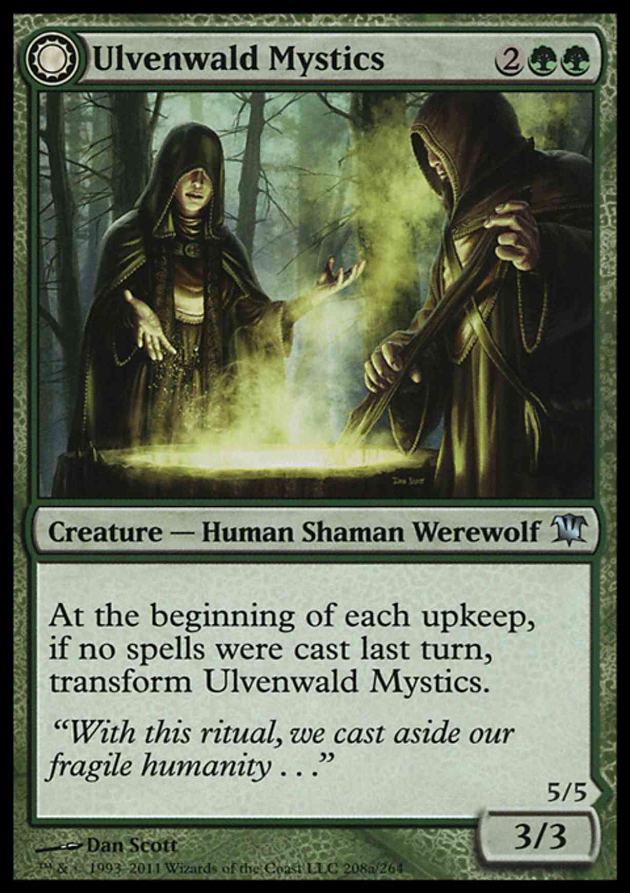 Ulvenwald Mystics magic card front