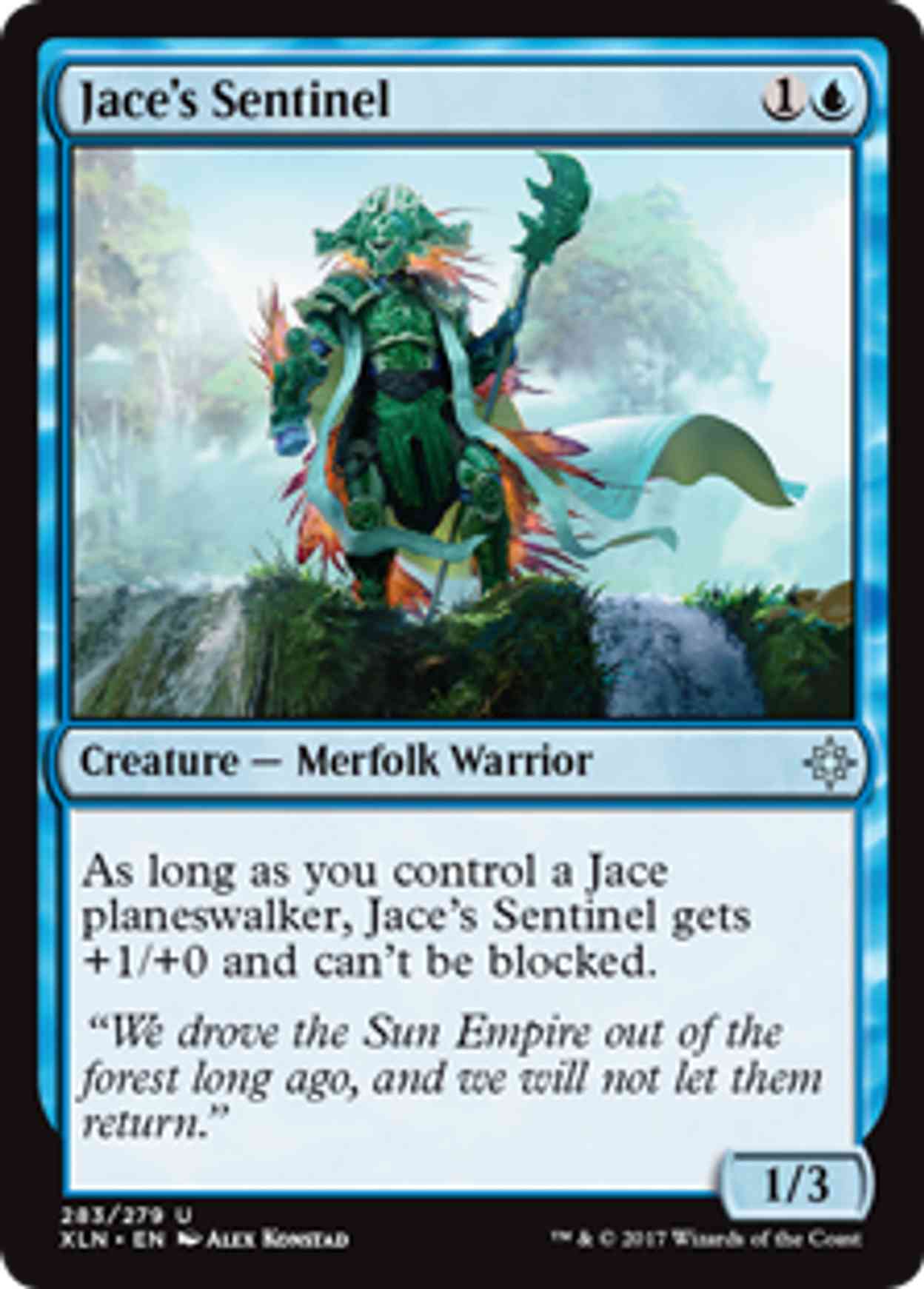 Jace's Sentinel magic card front