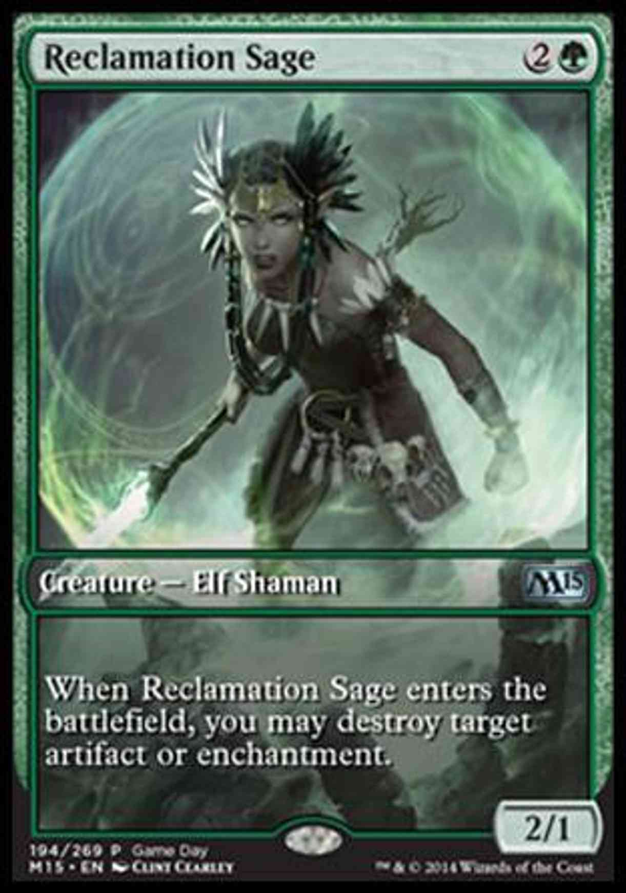 Reclamation Sage magic card front