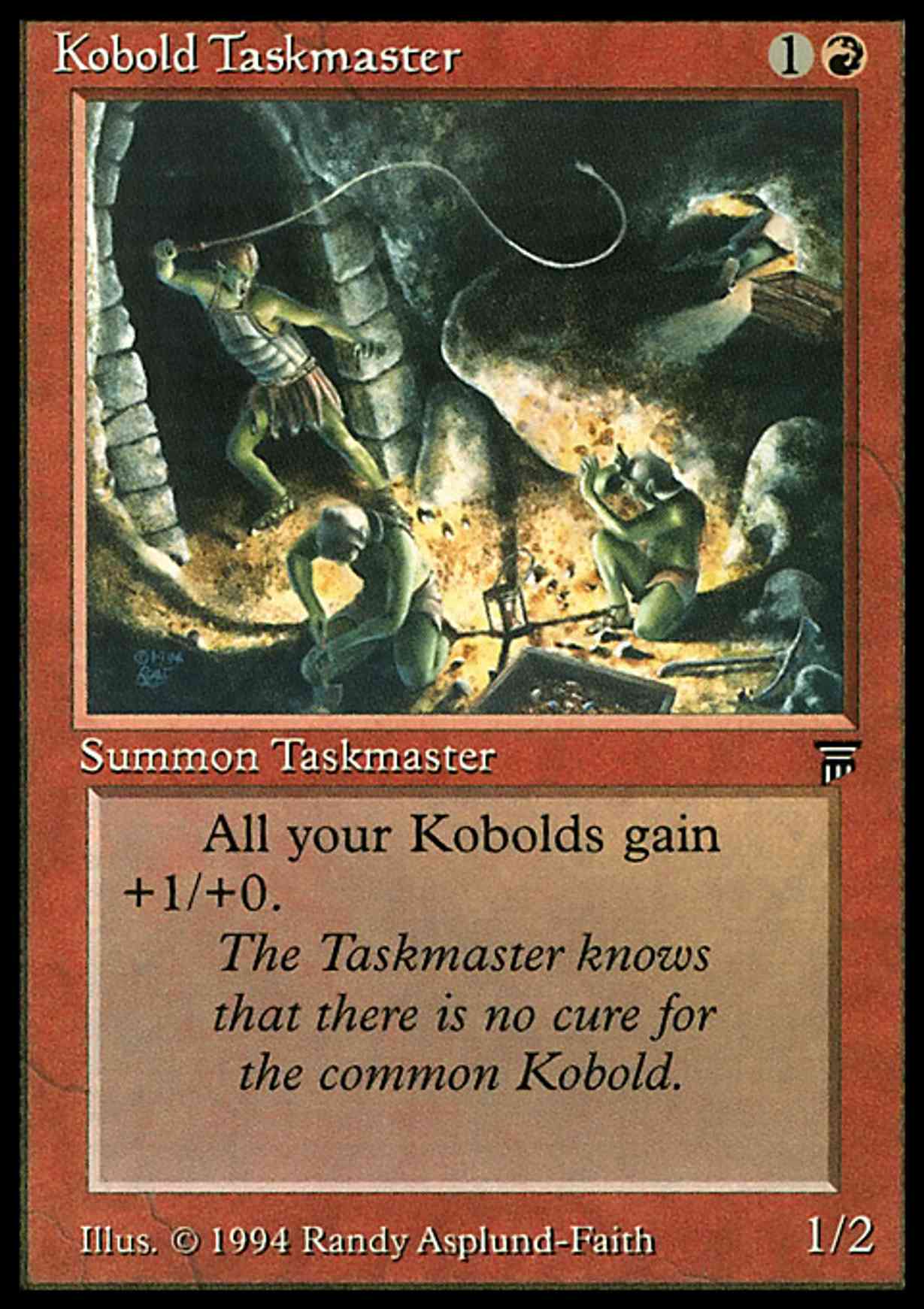 Kobold Taskmaster magic card front