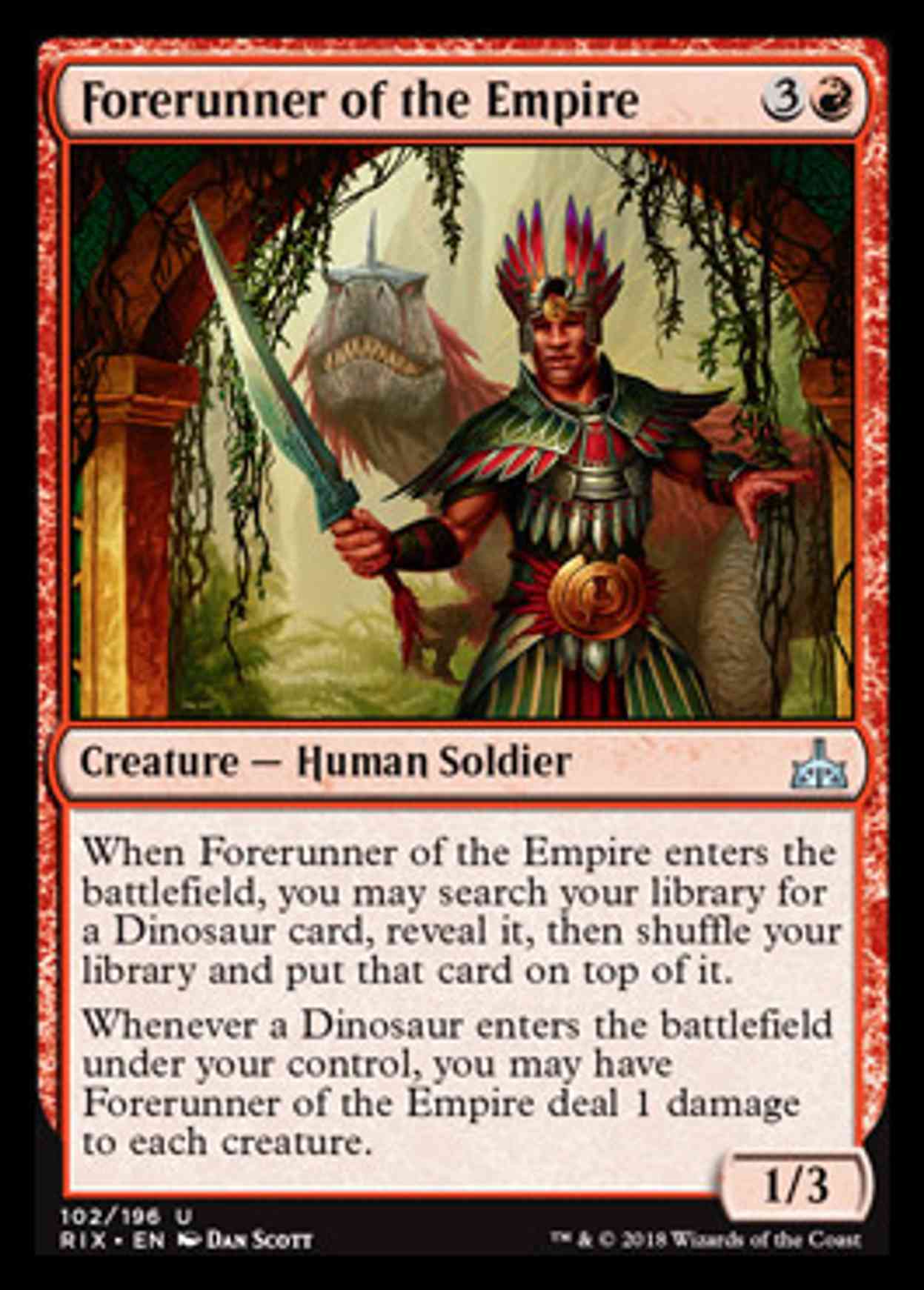 Forerunner of the Empire magic card front