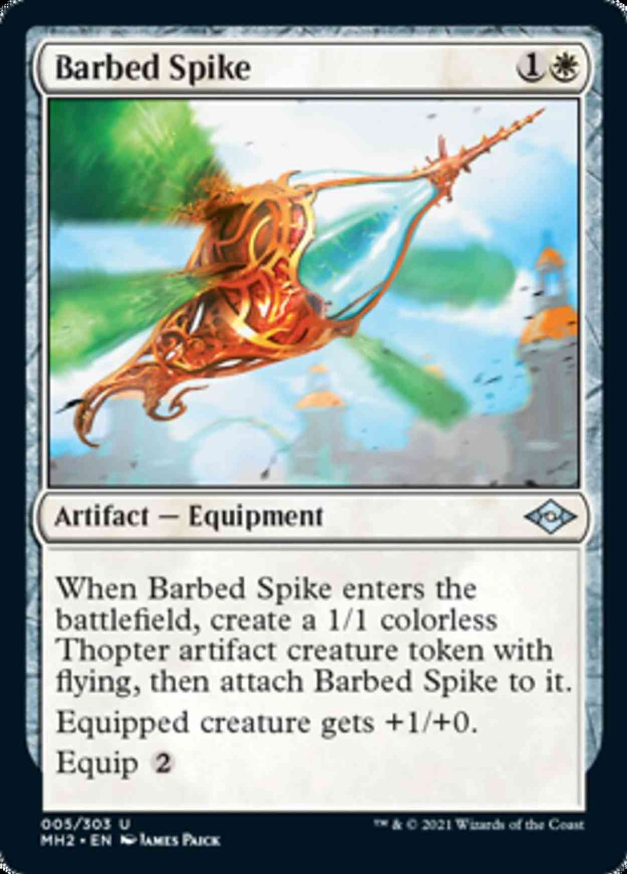 Barbed Spike magic card front