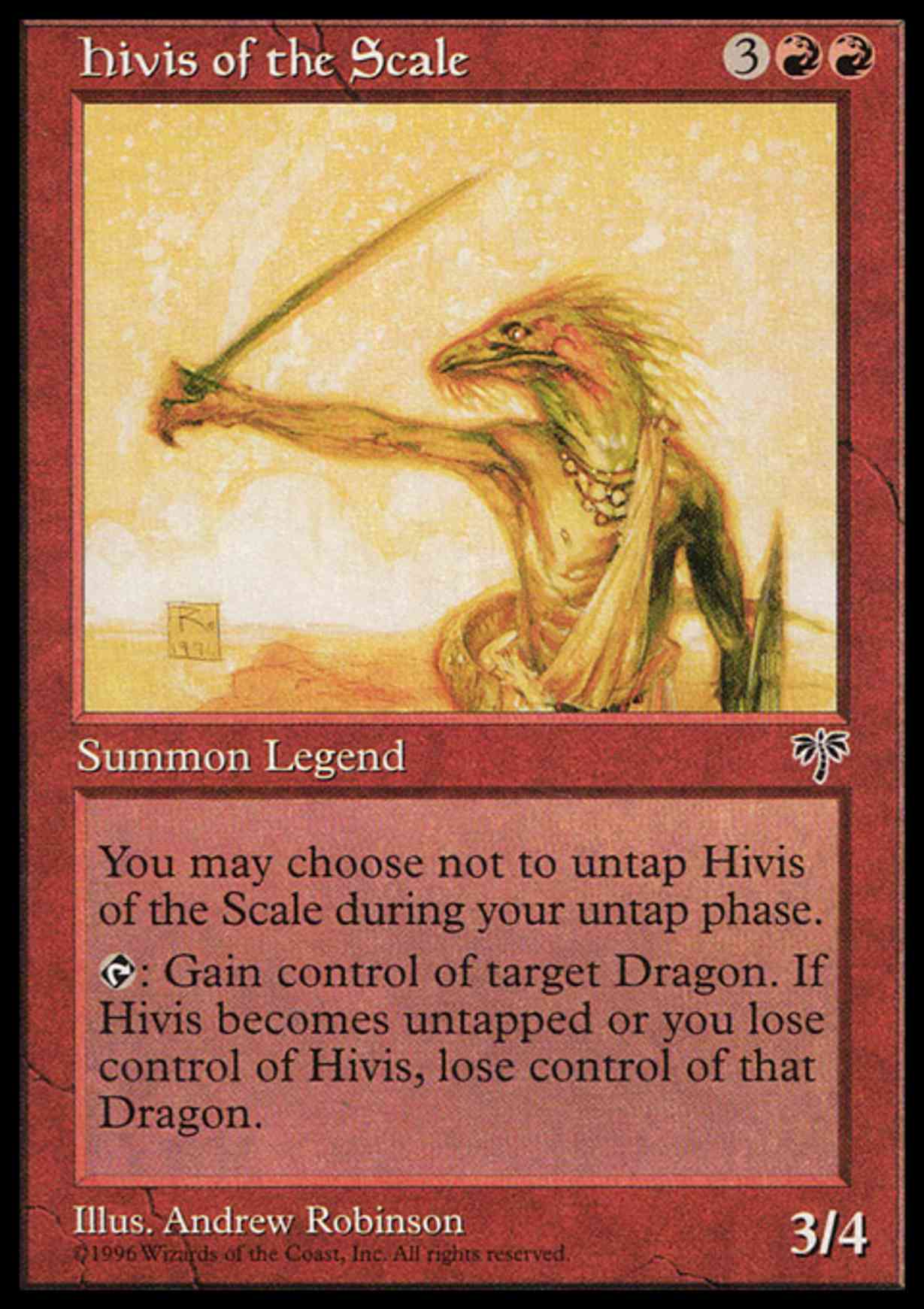 Hivis of the Scale magic card front