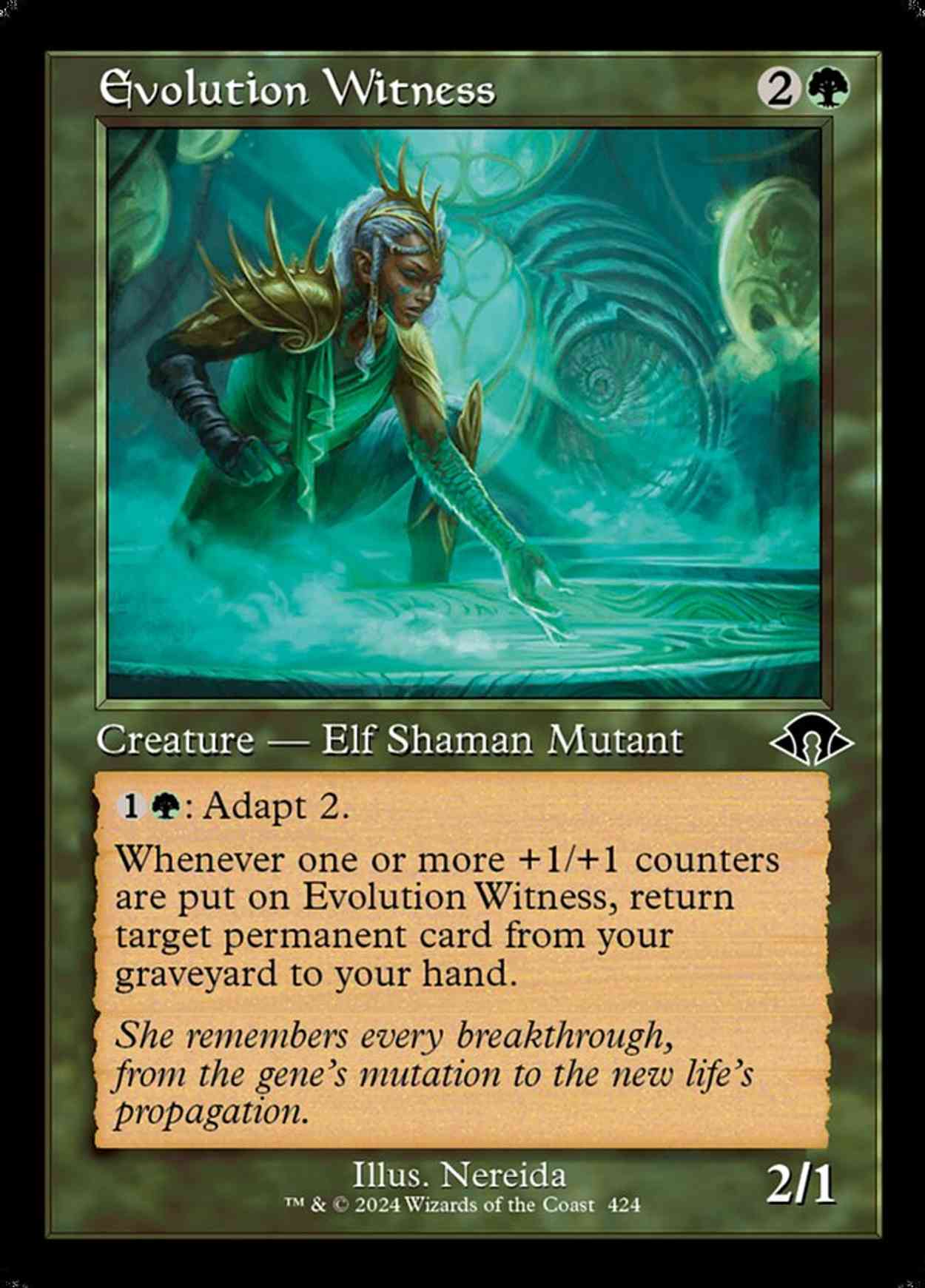 Evolution Witness (Retro Frame) magic card front