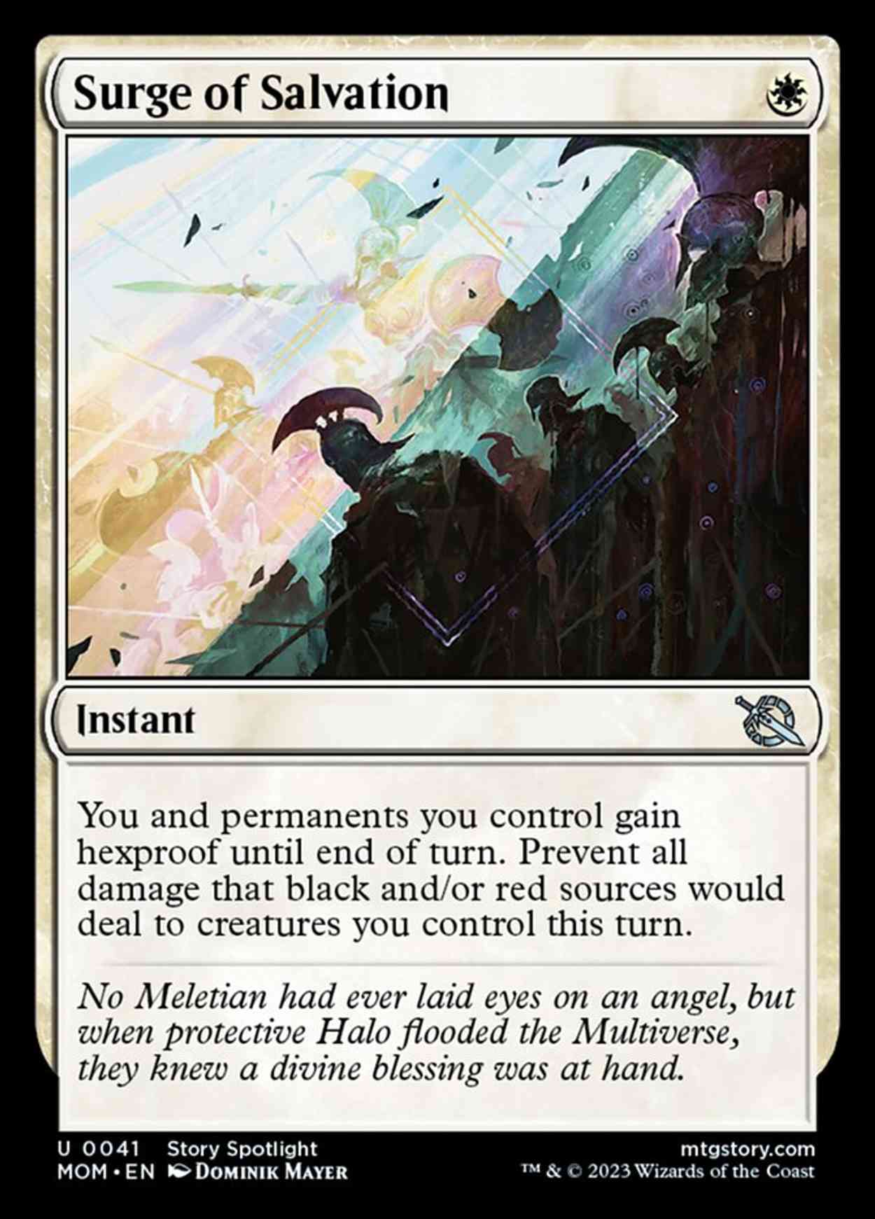 Surge of Salvation magic card front