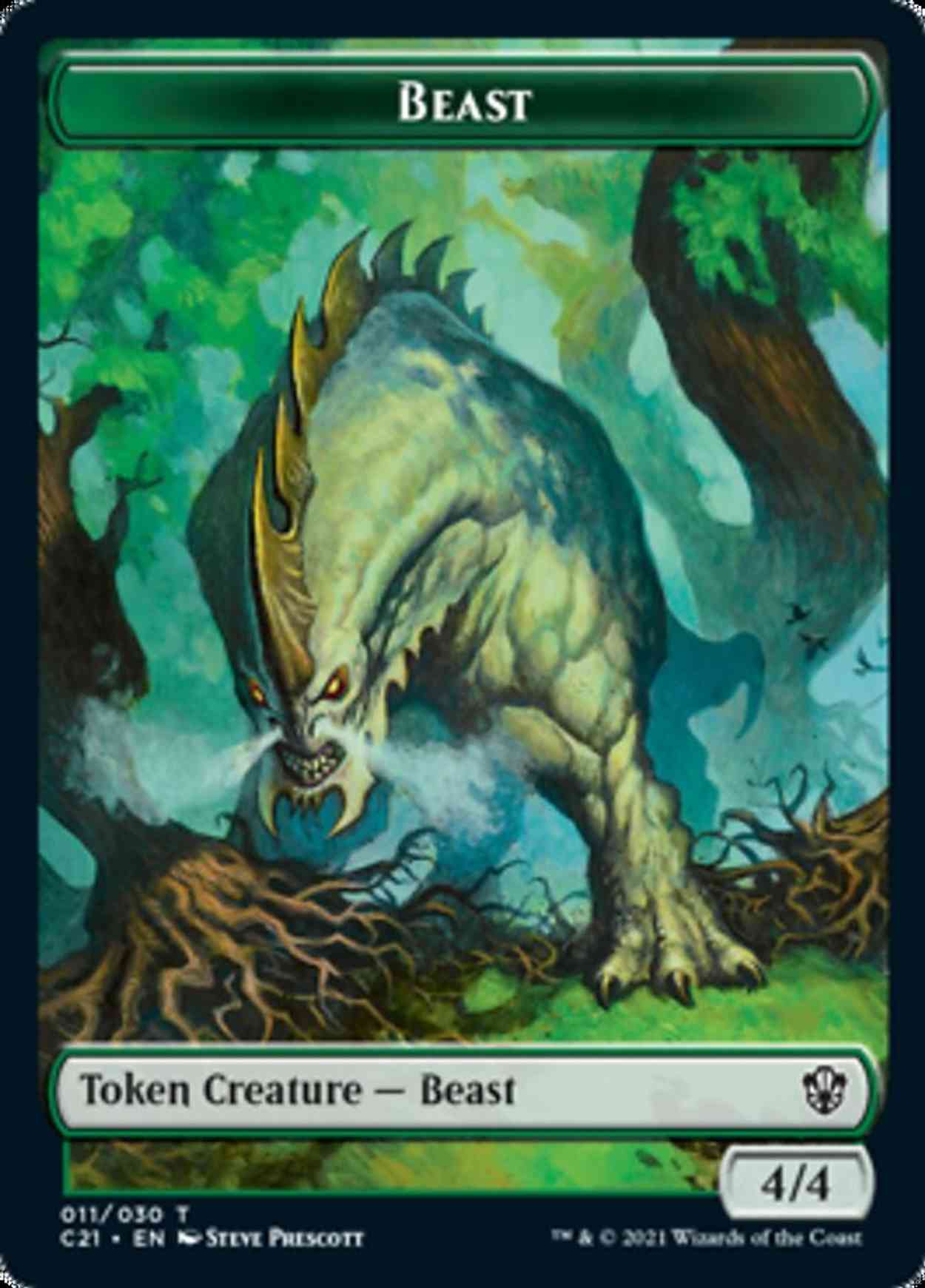 Beast (11) // Insect Double-sided Token magic card front