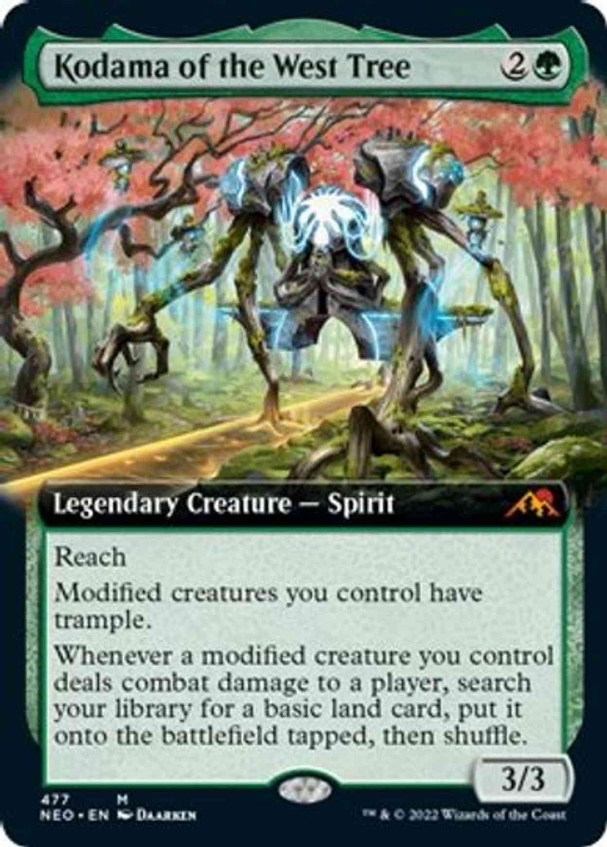 Kodama of the West Tree (Extended Art) magic card front