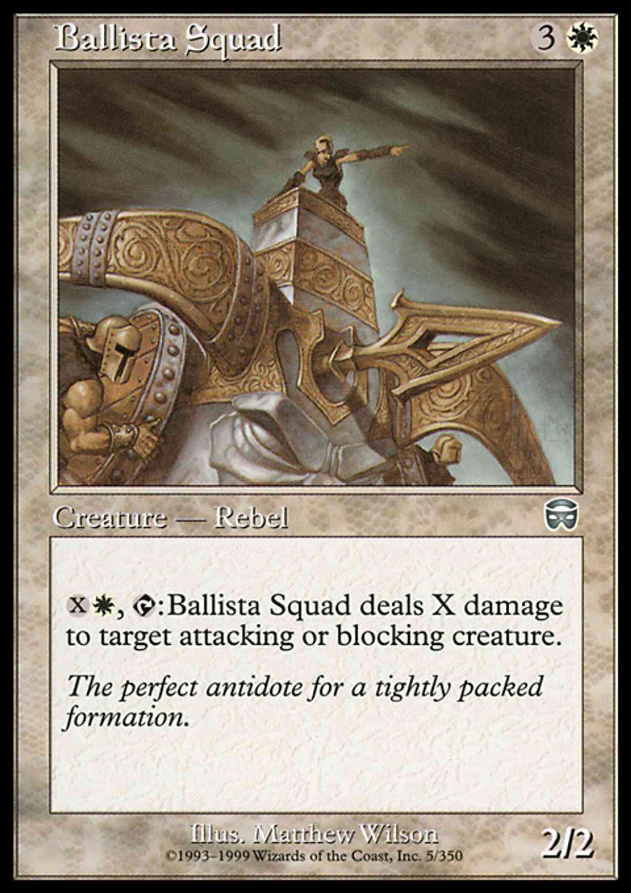 Ballista Squad magic card front