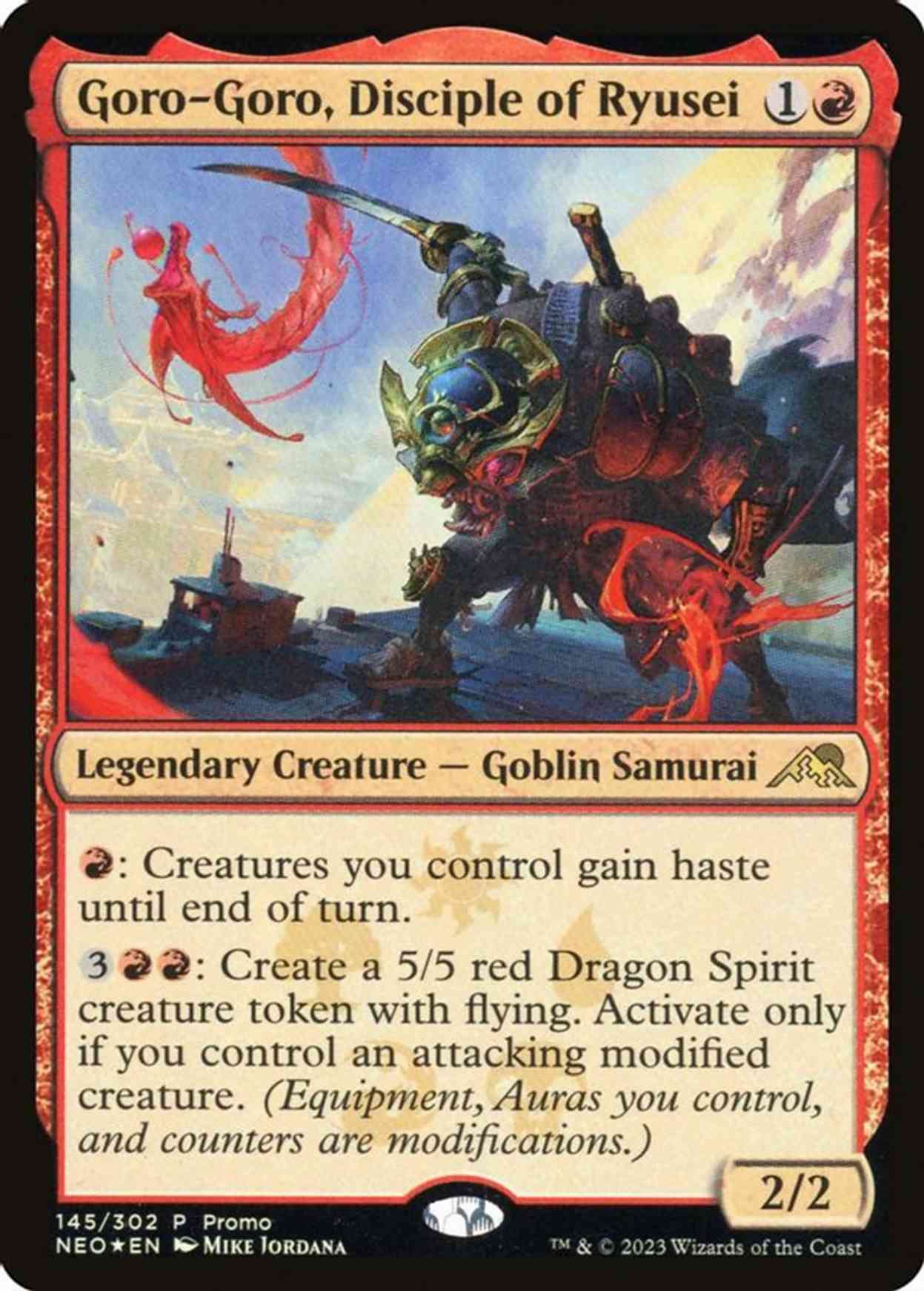 Goro-Goro, Disciple of Ryusei magic card front