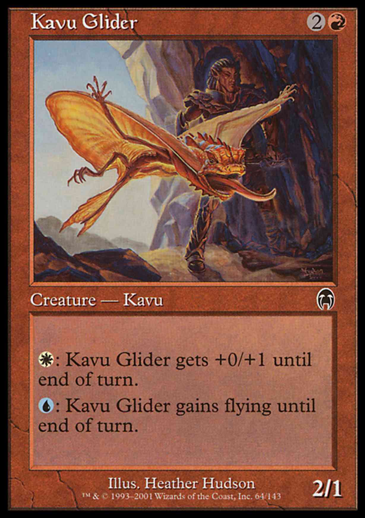 Kavu Glider magic card front