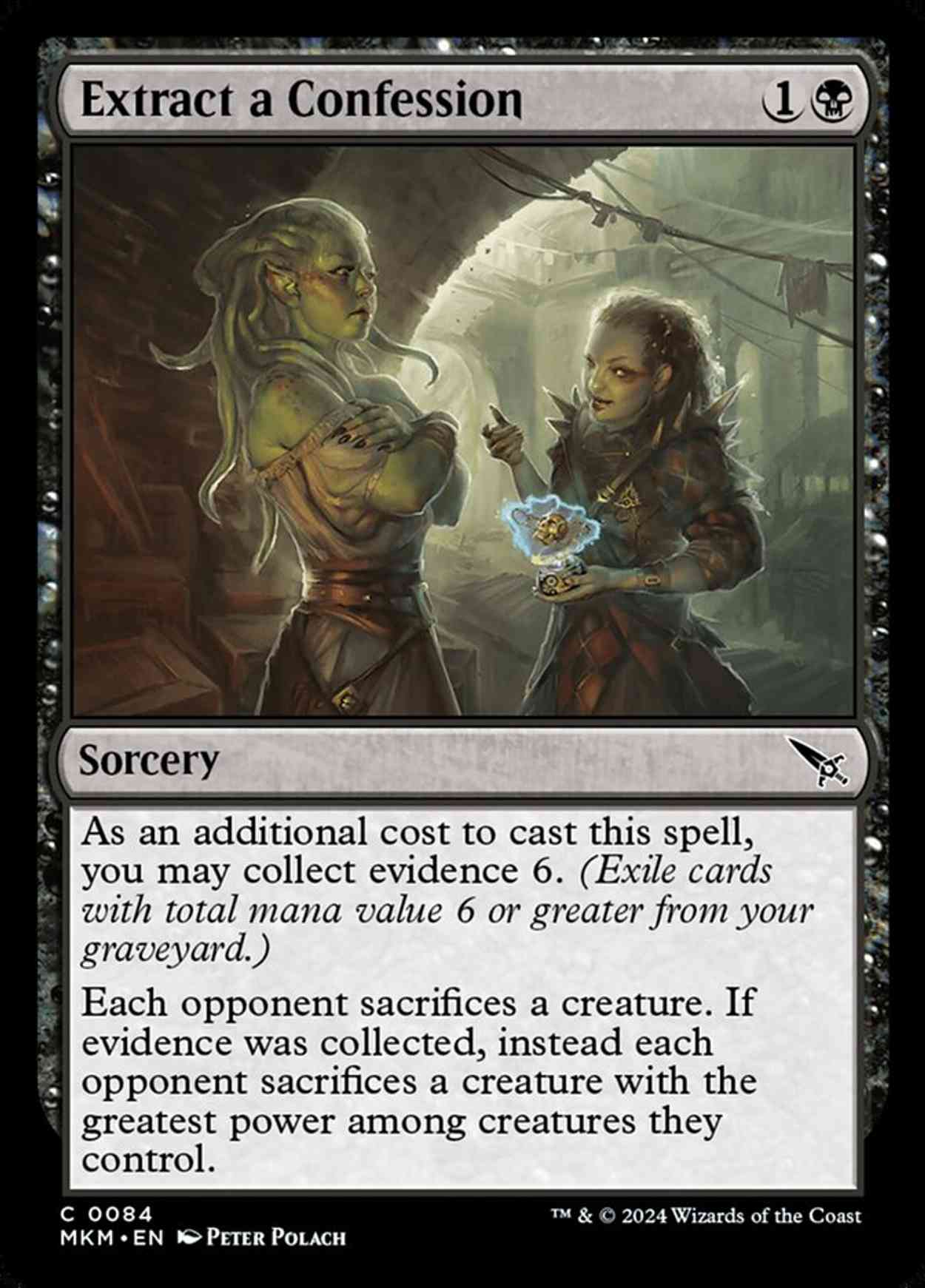 Extract a Confession magic card front