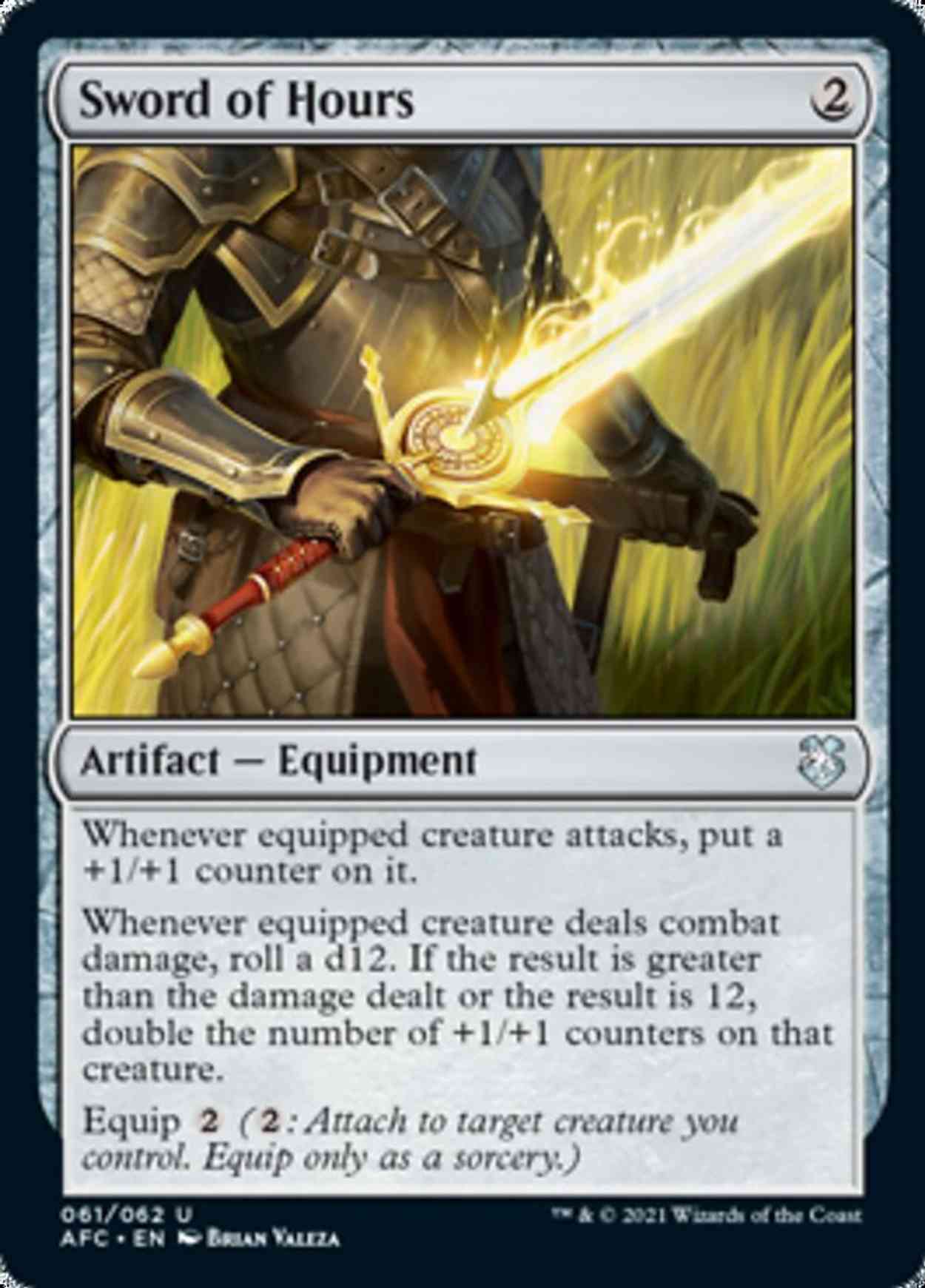 Sword of Hours magic card front
